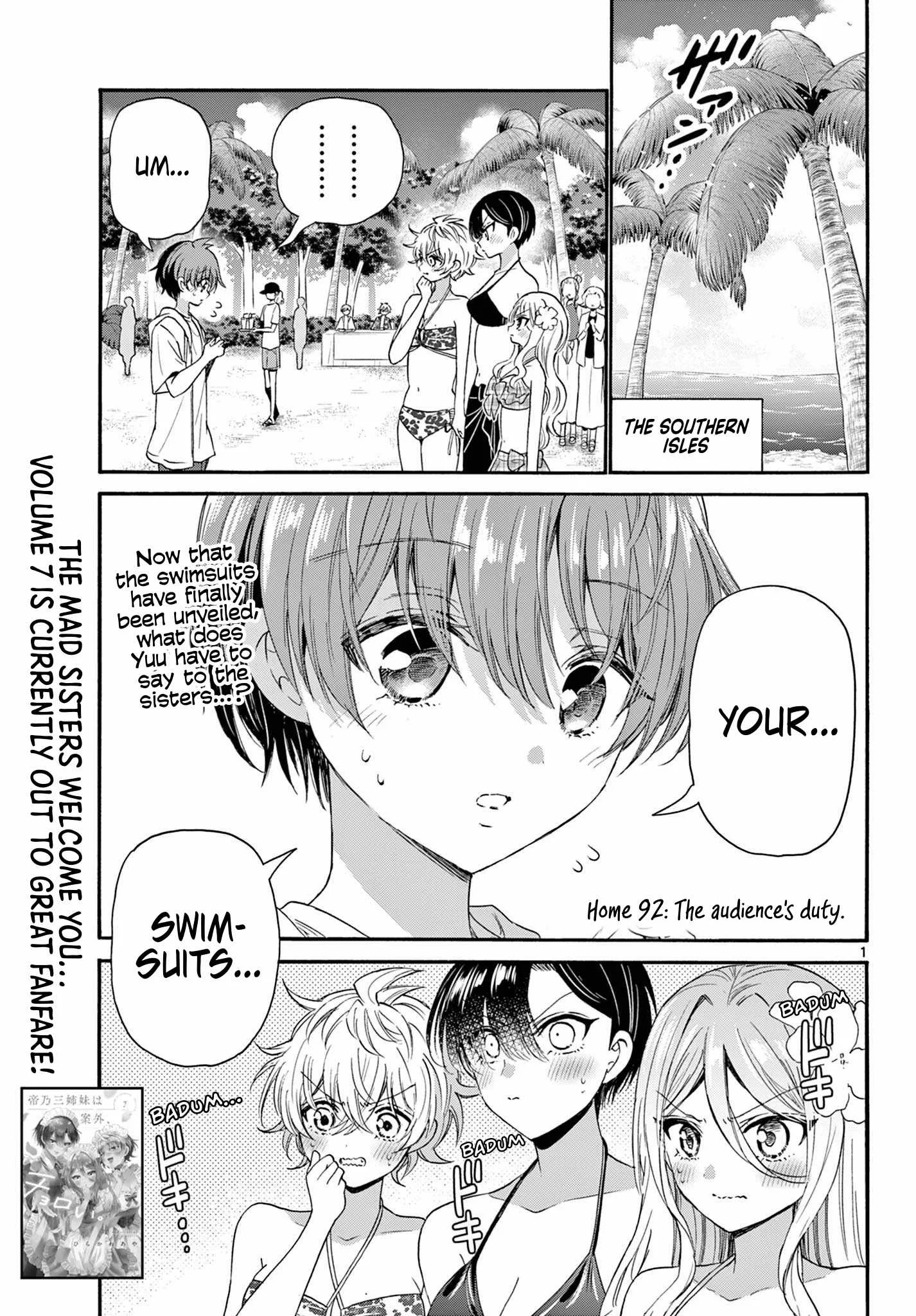 Mikadono Sanshimai wa Angai, Choroi Chapter 92 page 1