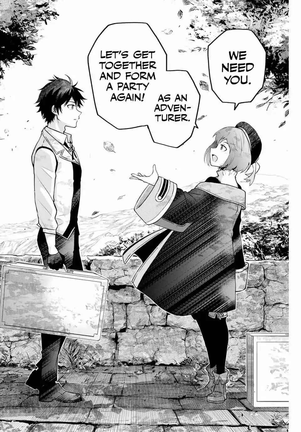 Mikata ga Yowasugite Hojo Mahou ni Tesshiteita Kyuutei Mahoushi, Tsuihou Sarete Saikyou wo Mezashimasu Chapter 1 page 26