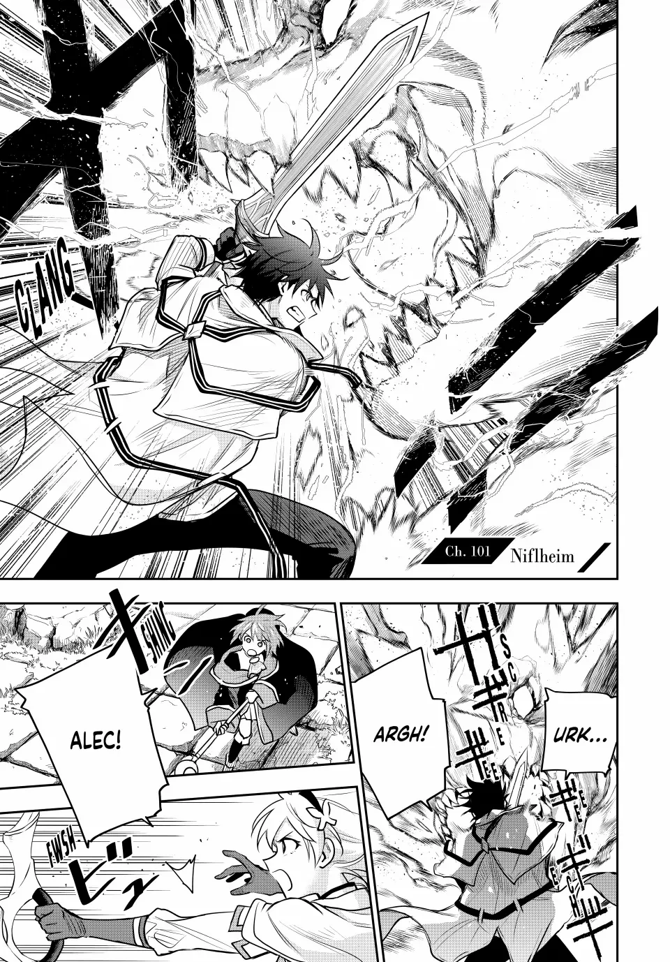Mikata ga Yowasugite Hojo Mahou ni Tesshiteita Kyuutei Mahoushi, Tsuihou Sarete Saikyou wo Mezashimasu Chapter 101 page 1
