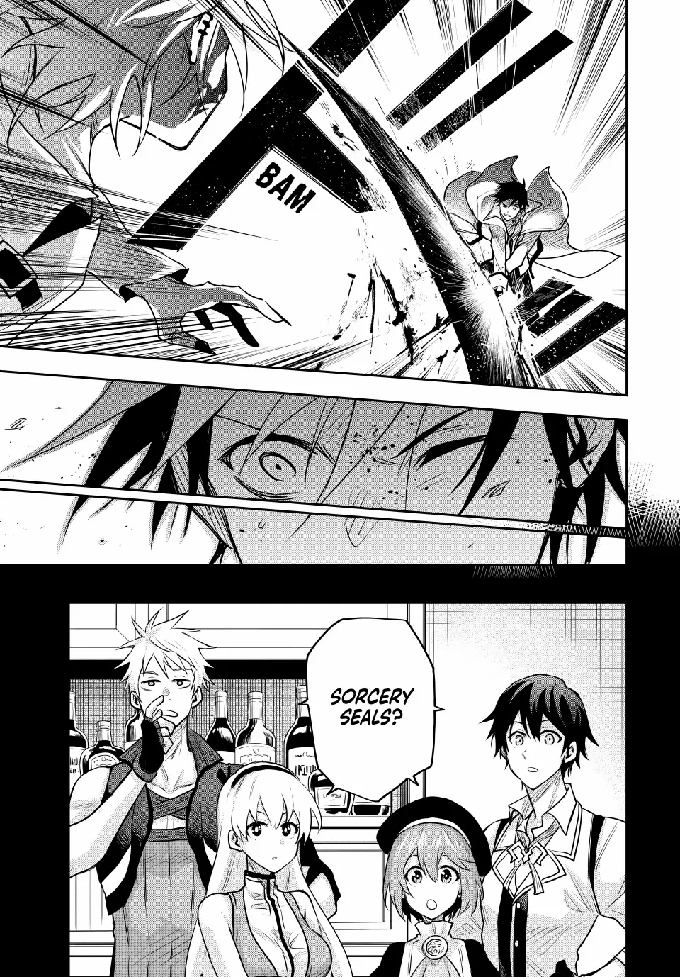 Mikata ga Yowasugite Hojo Mahou ni Tesshiteita Kyuutei Mahoushi, Tsuihou Sarete Saikyou wo Mezashimasu Chapter 102 page 14