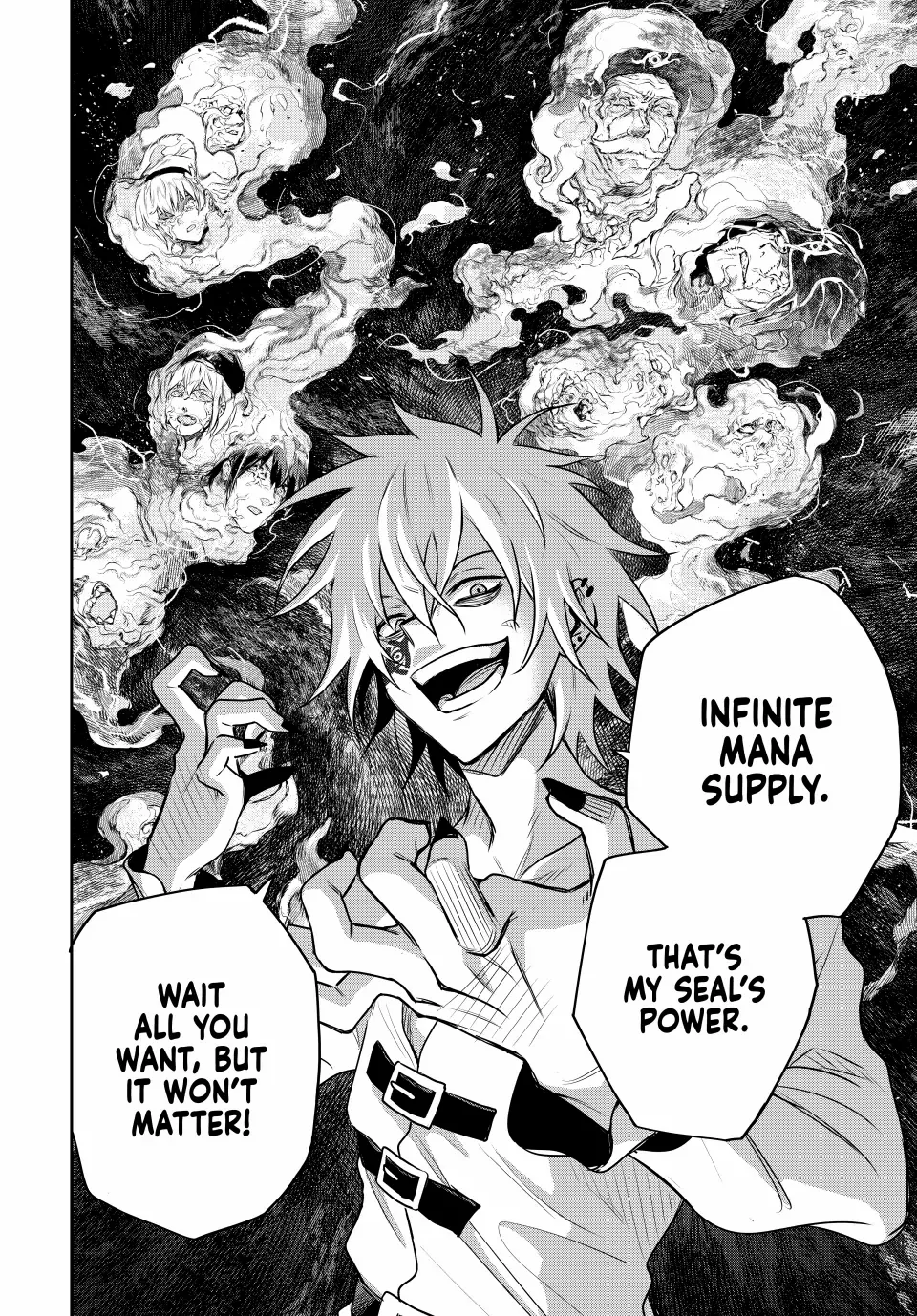 Mikata ga Yowasugite Hojo Mahou ni Tesshiteita Kyuutei Mahoushi, Tsuihou Sarete Saikyou wo Mezashimasu Chapter 102 page 21