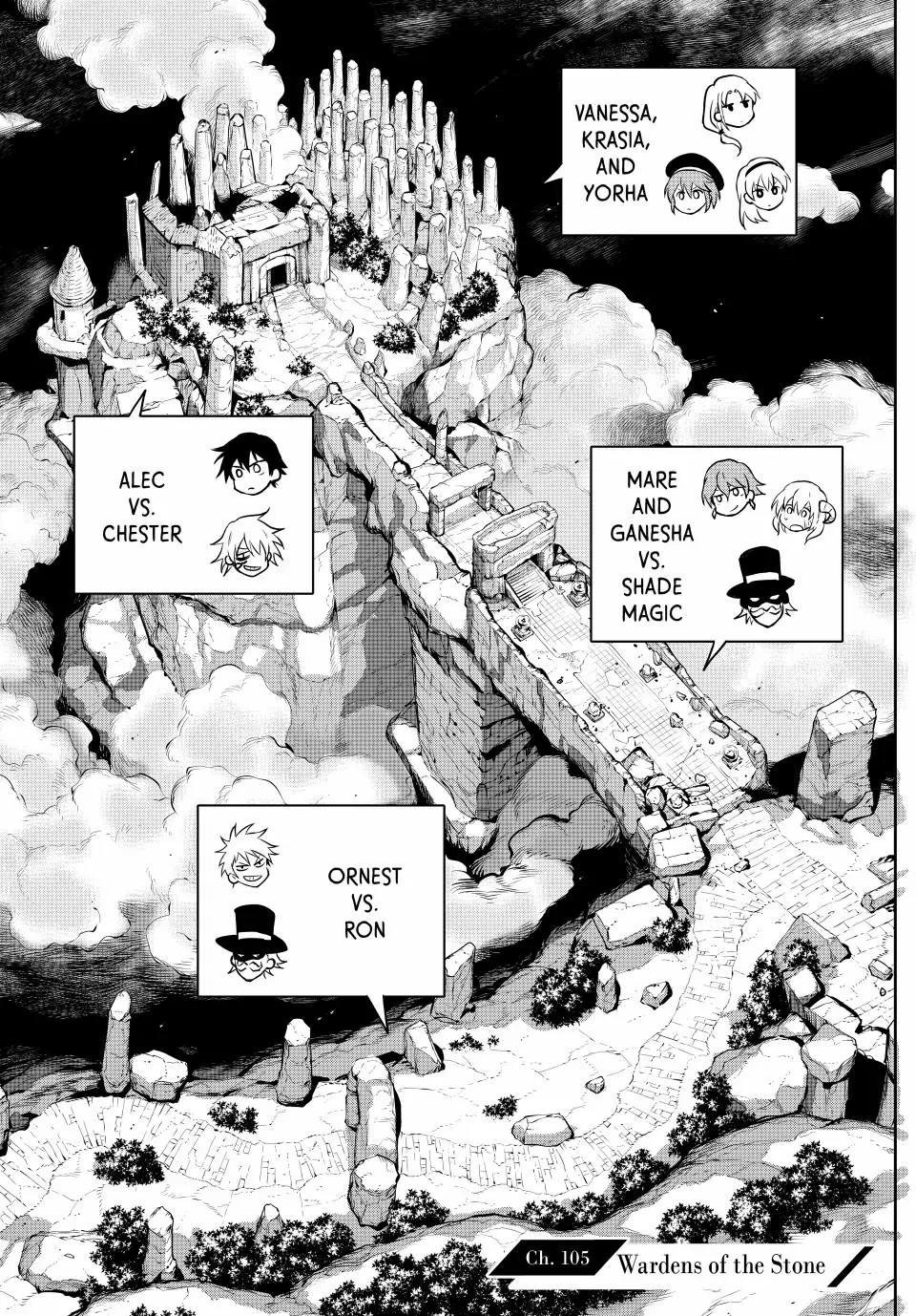 Mikata ga Yowasugite Hojo Mahou ni Tesshiteita Kyuutei Mahoushi, Tsuihou Sarete Saikyou wo Mezashimasu Chapter 105 page 1