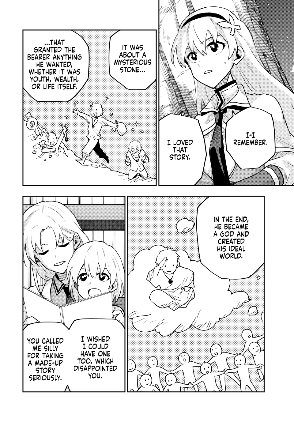 Mikata ga Yowasugite Hojo Mahou ni Tesshiteita Kyuutei Mahoushi, Tsuihou Sarete Saikyou wo Mezashimasu Chapter 105 page 4