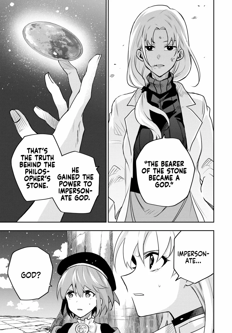 Mikata ga Yowasugite Hojo Mahou ni Tesshiteita Kyuutei Mahoushi, Tsuihou Sarete Saikyou wo Mezashimasu Chapter 105 page 5