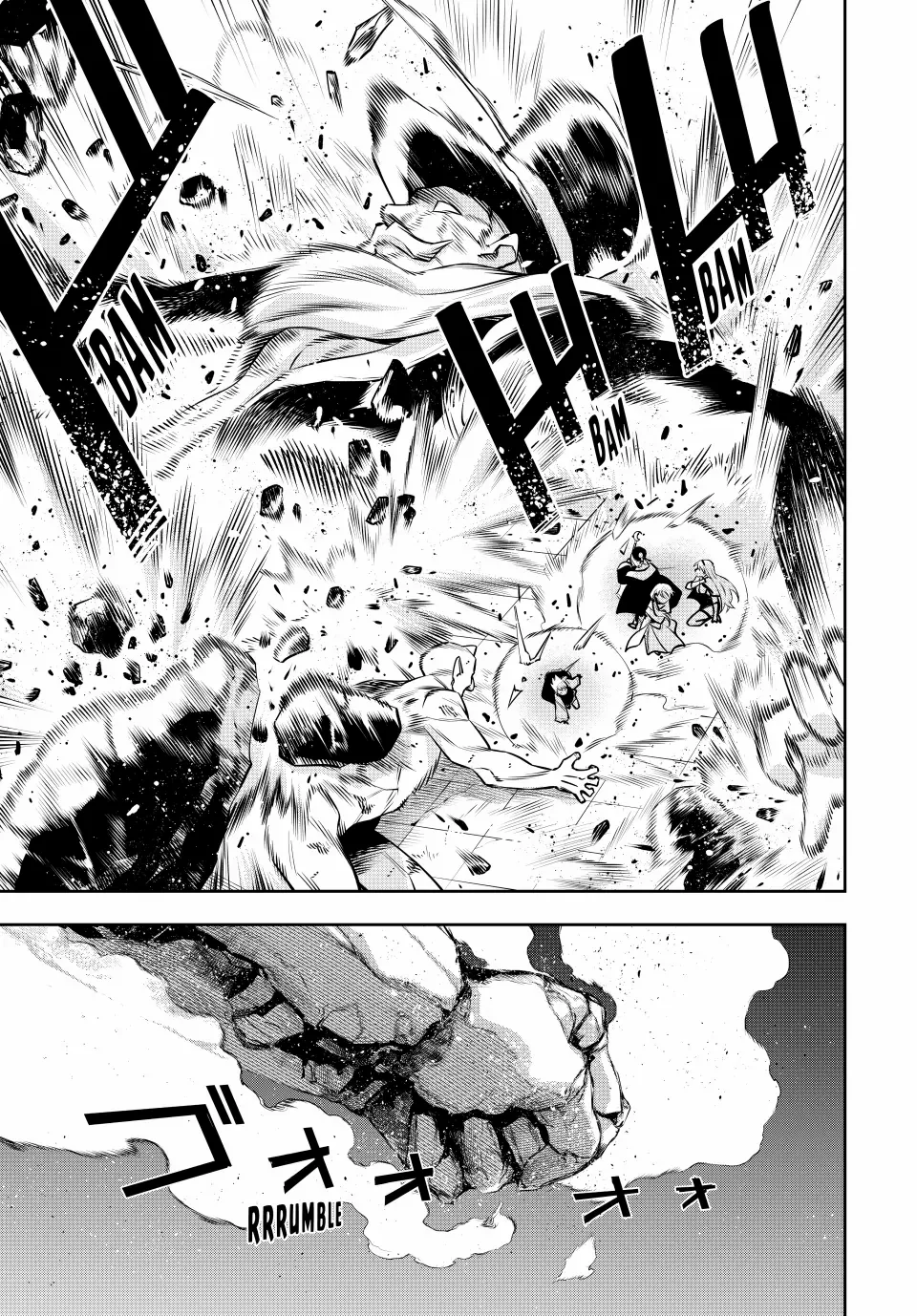 Mikata ga Yowasugite Hojo Mahou ni Tesshiteita Kyuutei Mahoushi, Tsuihou Sarete Saikyou wo Mezashimasu Chapter 105 page 9