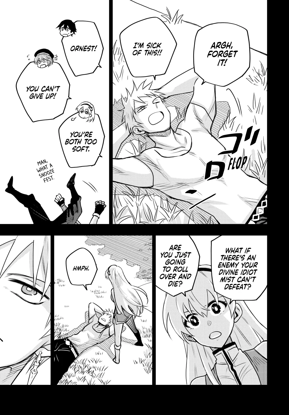 Mikata ga Yowasugite Hojo Mahou ni Tesshiteita Kyuutei Mahoushi, Tsuihou Sarete Saikyou wo Mezashimasu Chapter 106 page 3