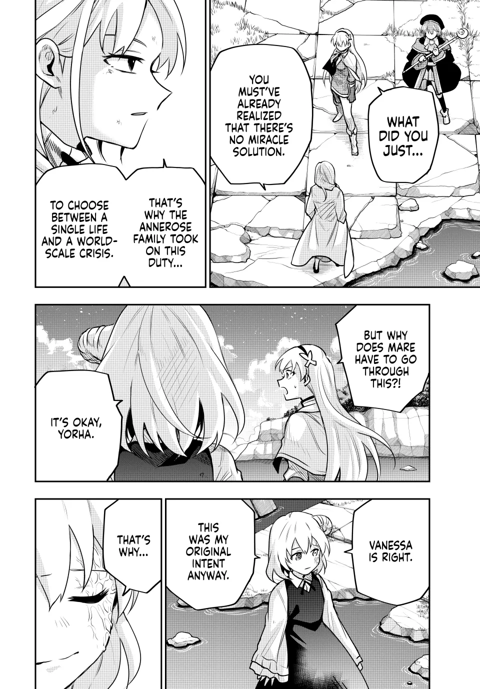 Mikata ga Yowasugite Hojo Mahou ni Tesshiteita Kyuutei Mahoushi, Tsuihou Sarete Saikyou wo Mezashimasu Chapter 106 page 16