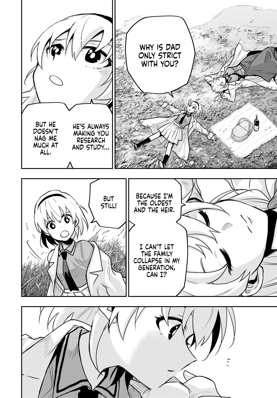 Mikata ga Yowasugite Hojo Mahou ni Tesshiteita Kyuutei Mahoushi, Tsuihou Sarete Saikyou wo Mezashimasu Chapter 108 page 12