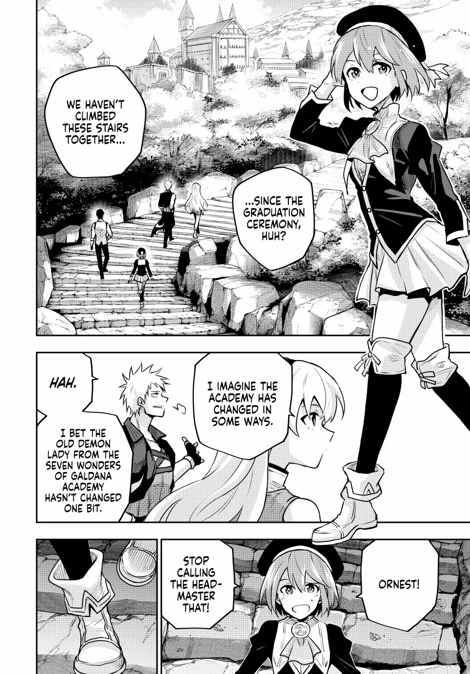 Mikata ga Yowasugite Hojo Mahou ni Tesshiteita Kyuutei Mahoushi, Tsuihou Sarete Saikyou wo Mezashimasu Chapter 109 page 5