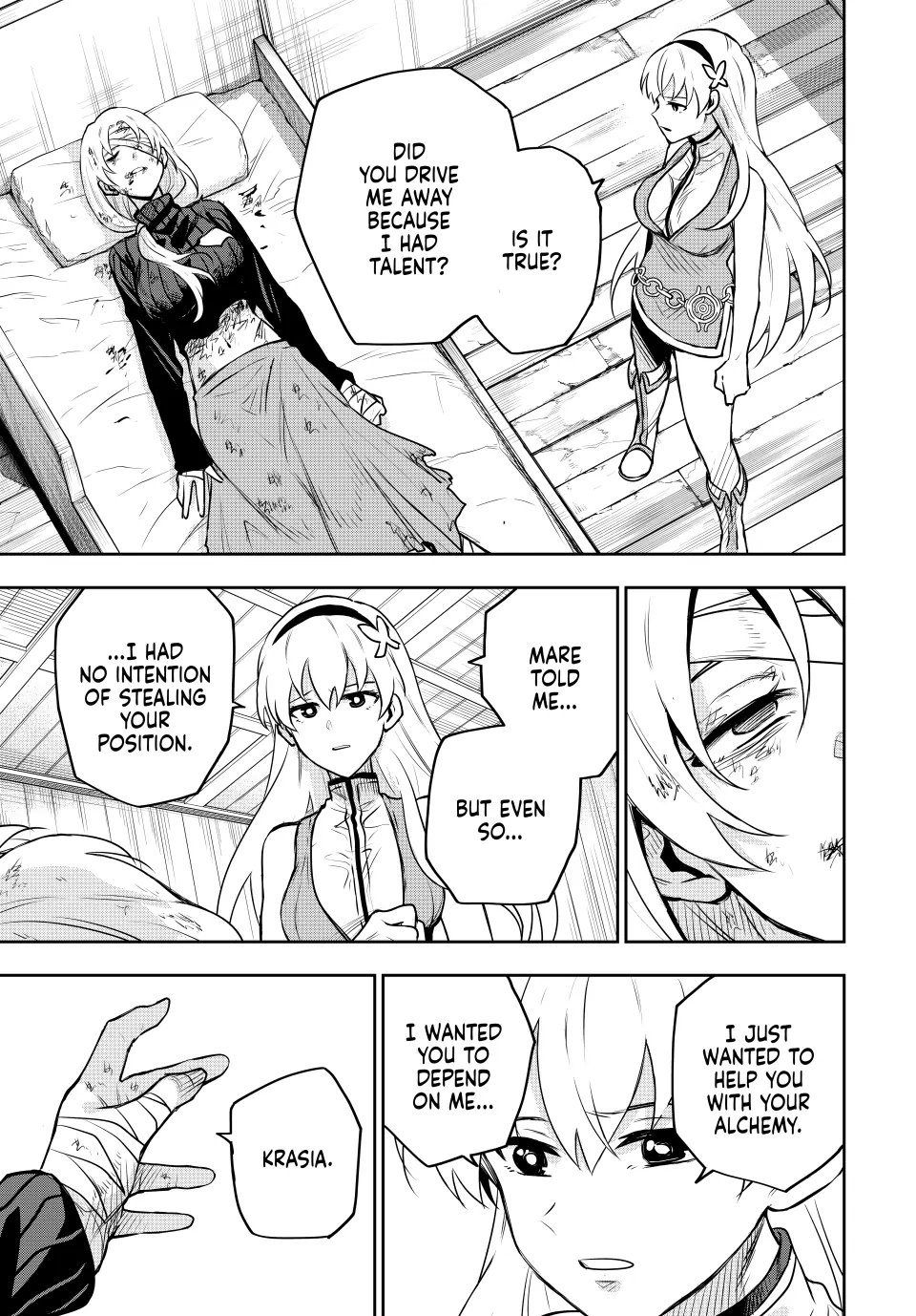 Mikata ga Yowasugite Hojo Mahou ni Tesshiteita Kyuutei Mahoushi, Tsuihou Sarete Saikyou wo Mezashimasu Chapter 109 page 16