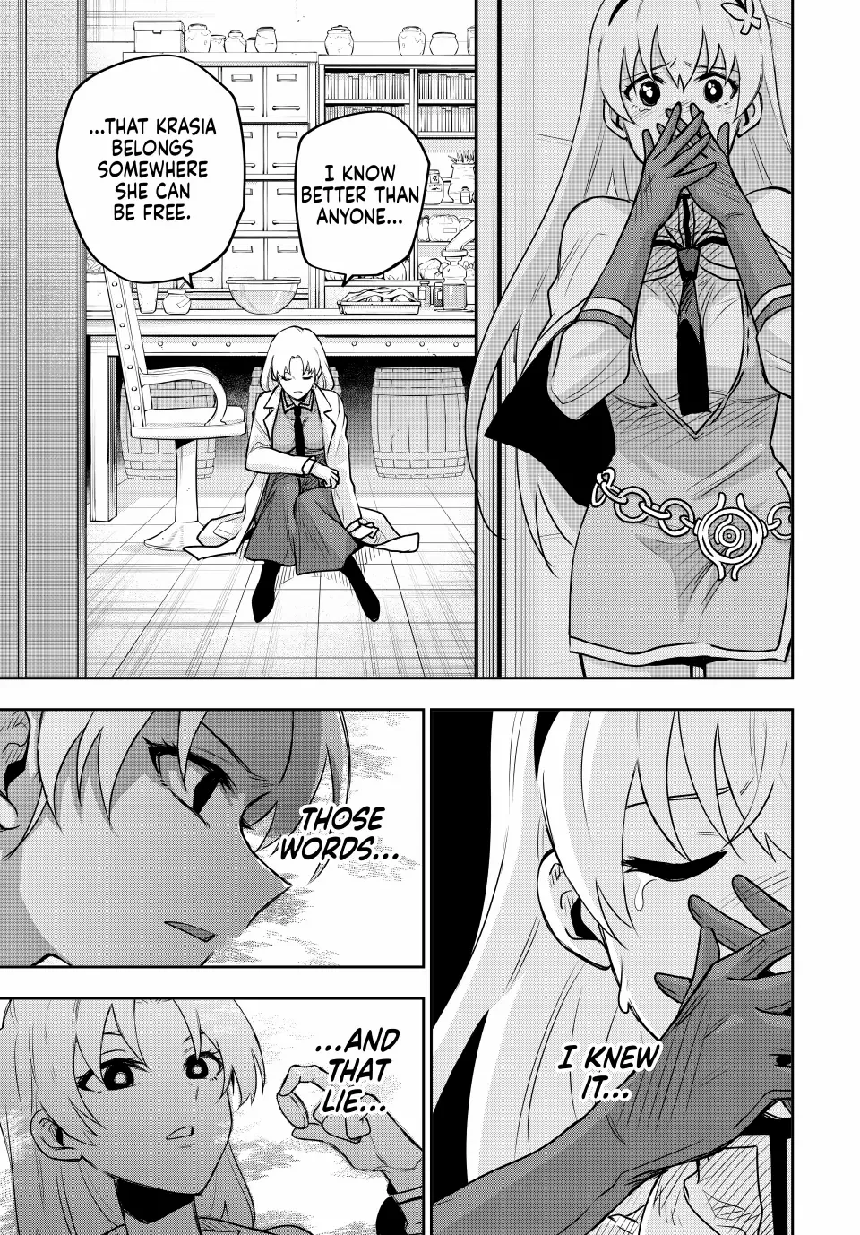 Mikata ga Yowasugite Hojo Mahou ni Tesshiteita Kyuutei Mahoushi, Tsuihou Sarete Saikyou wo Mezashimasu Chapter 110 page 15