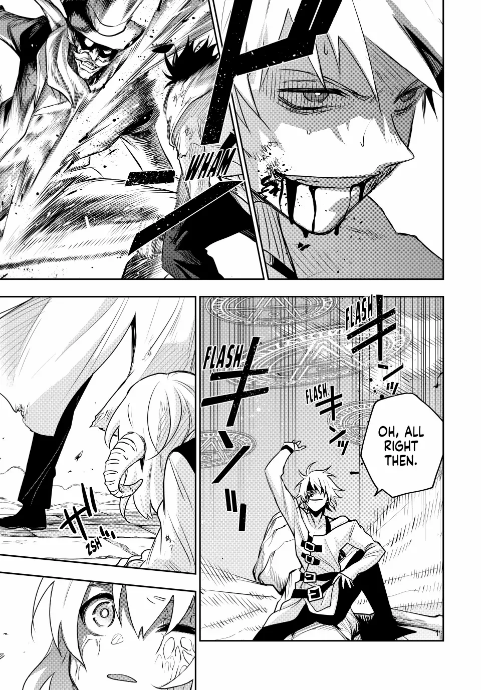 Mikata ga Yowasugite Hojo Mahou ni Tesshiteita Kyuutei Mahoushi, Tsuihou Sarete Saikyou wo Mezashimasu Chapter 111 page 16