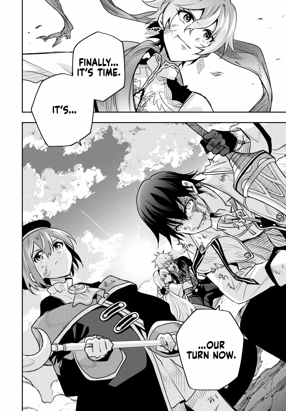 Mikata ga Yowasugite Hojo Mahou ni Tesshiteita Kyuutei Mahoushi, Tsuihou Sarete Saikyou wo Mezashimasu Chapter 112 page 19