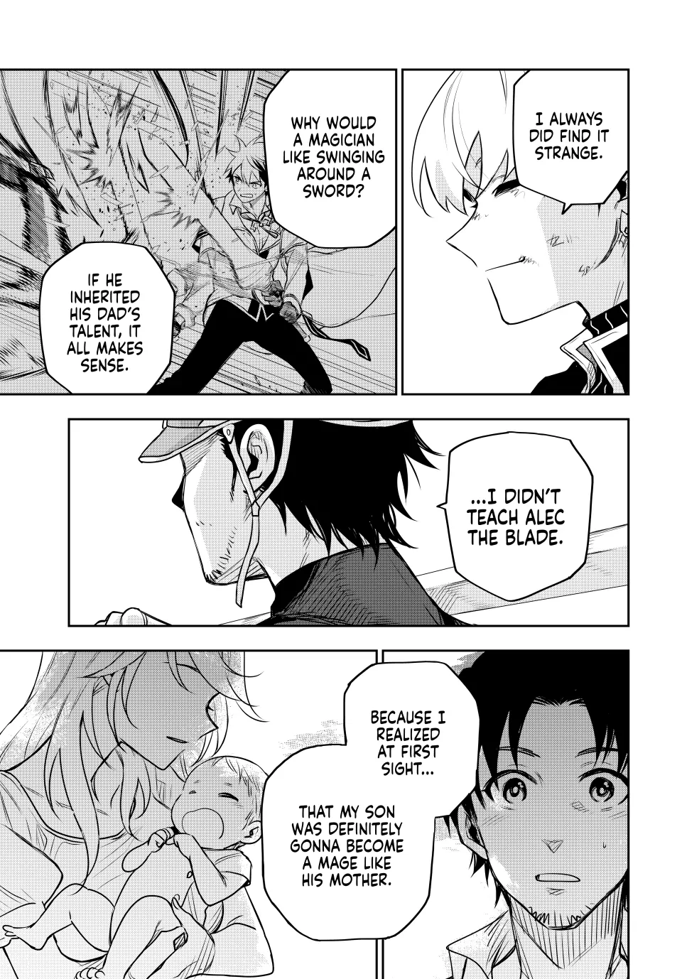Mikata ga Yowasugite Hojo Mahou ni Tesshiteita Kyuutei Mahoushi, Tsuihou Sarete Saikyou wo Mezashimasu Chapter 112 page 4