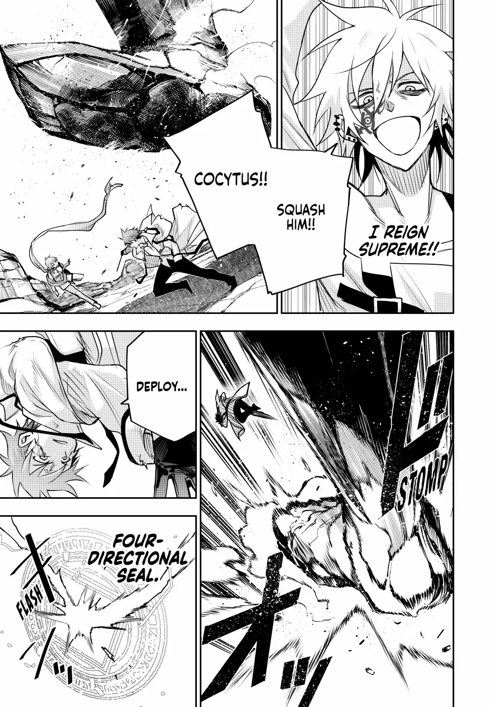 Mikata ga Yowasugite Hojo Mahou ni Tesshiteita Kyuutei Mahoushi, Tsuihou Sarete Saikyou wo Mezashimasu Chapter 114 page 3