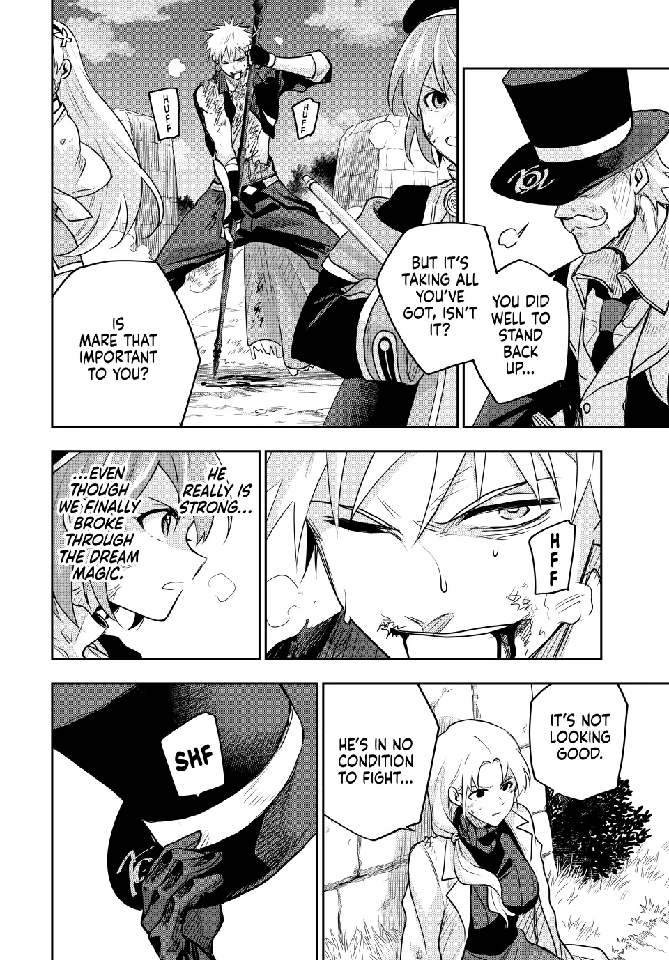 Mikata ga Yowasugite Hojo Mahou ni Tesshiteita Kyuutei Mahoushi, Tsuihou Sarete Saikyou wo Mezashimasu Chapter 114 page 12