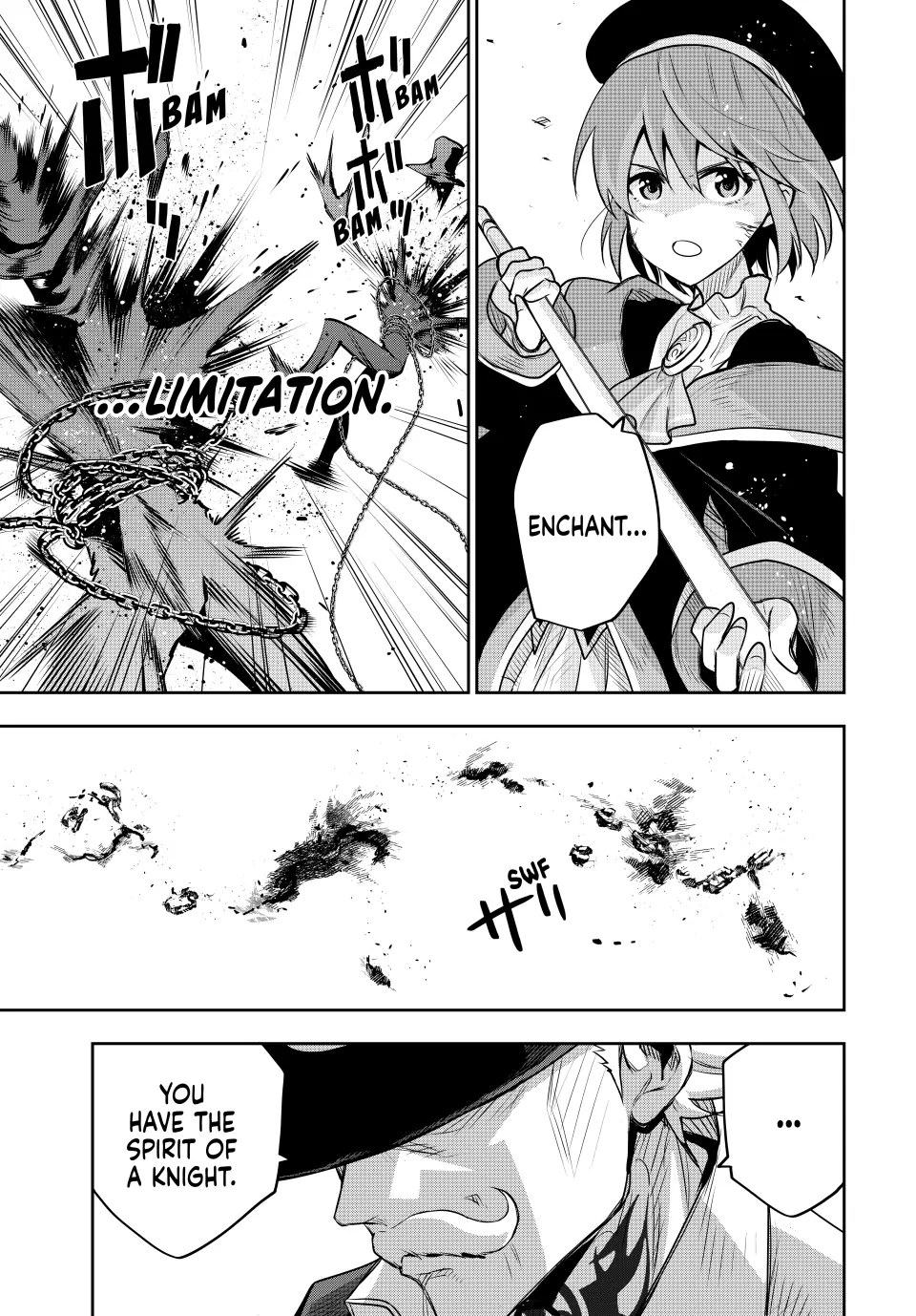 Mikata ga Yowasugite Hojo Mahou ni Tesshiteita Kyuutei Mahoushi, Tsuihou Sarete Saikyou wo Mezashimasu Chapter 114 page 11