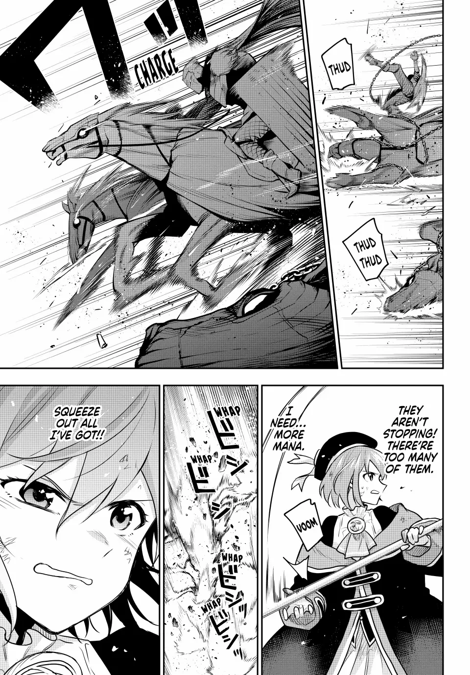 Mikata ga Yowasugite Hojo Mahou ni Tesshiteita Kyuutei Mahoushi, Tsuihou Sarete Saikyou wo Mezashimasu Chapter 115 page 4