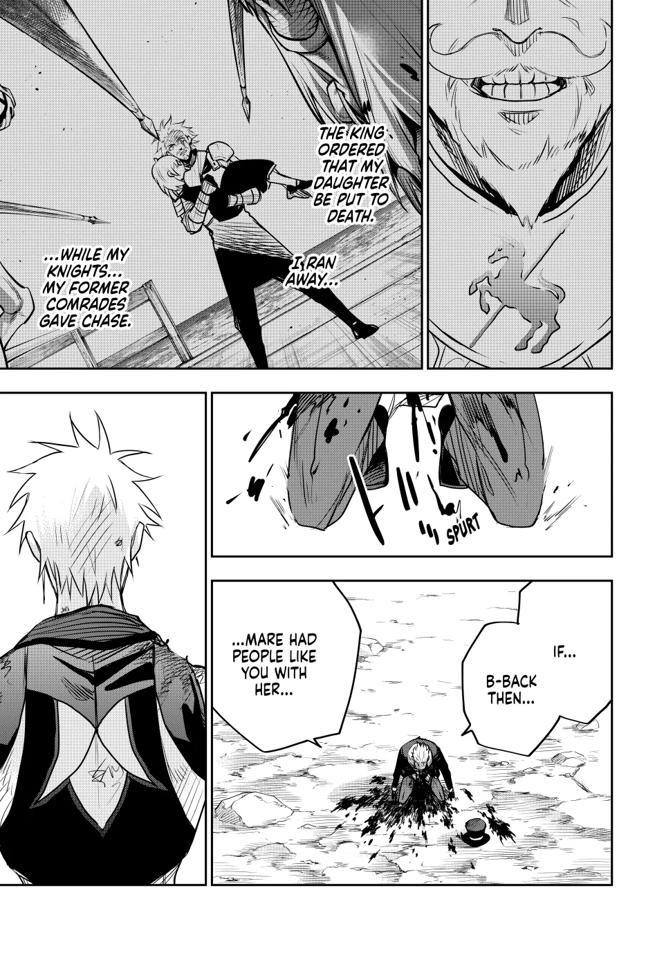 Mikata ga Yowasugite Hojo Mahou ni Tesshiteita Kyuutei Mahoushi, Tsuihou Sarete Saikyou wo Mezashimasu Chapter 117 page 14