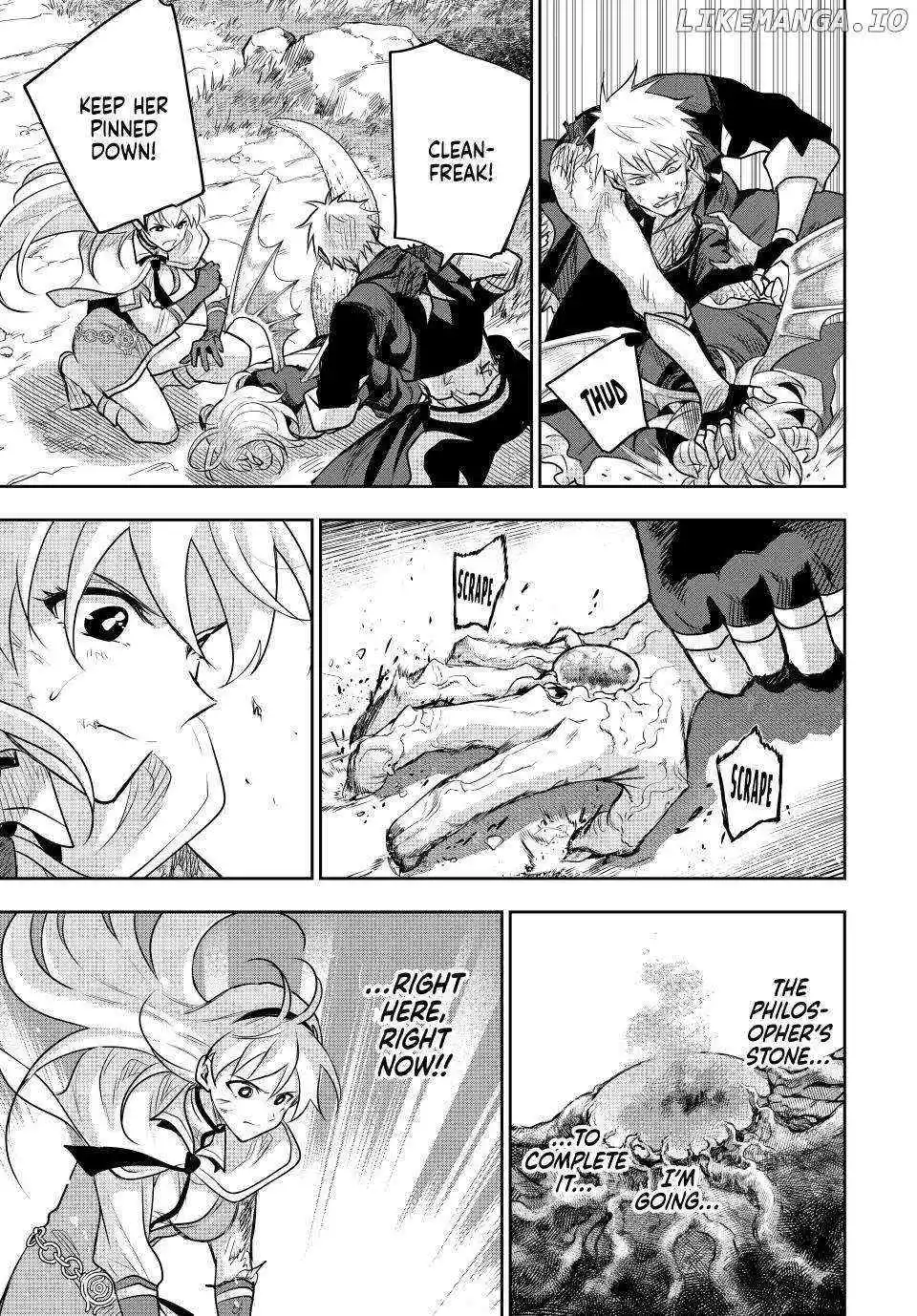 Mikata ga Yowasugite Hojo Mahou ni Tesshiteita Kyuutei Mahoushi, Tsuihou Sarete Saikyou wo Mezashimasu Chapter 118 page 11