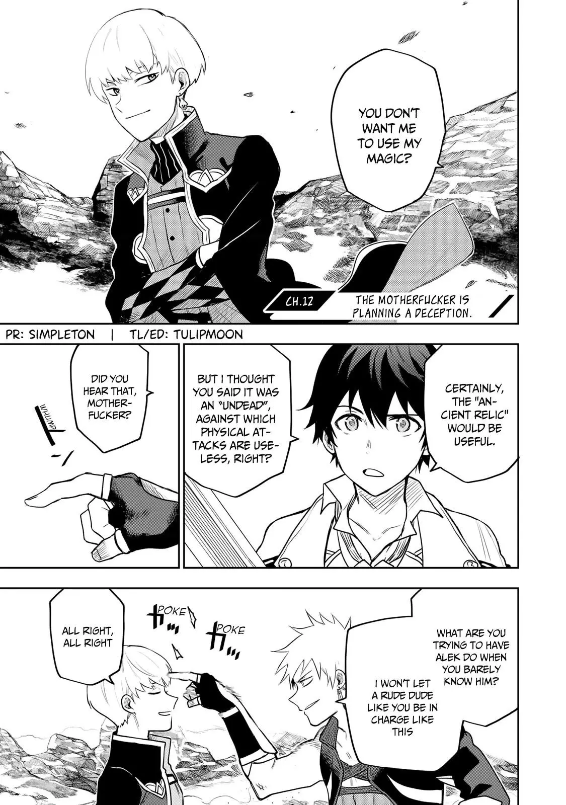 Mikata ga Yowasugite Hojo Mahou ni Tesshiteita Kyuutei Mahoushi, Tsuihou Sarete Saikyou wo Mezashimasu Chapter 12 page 2