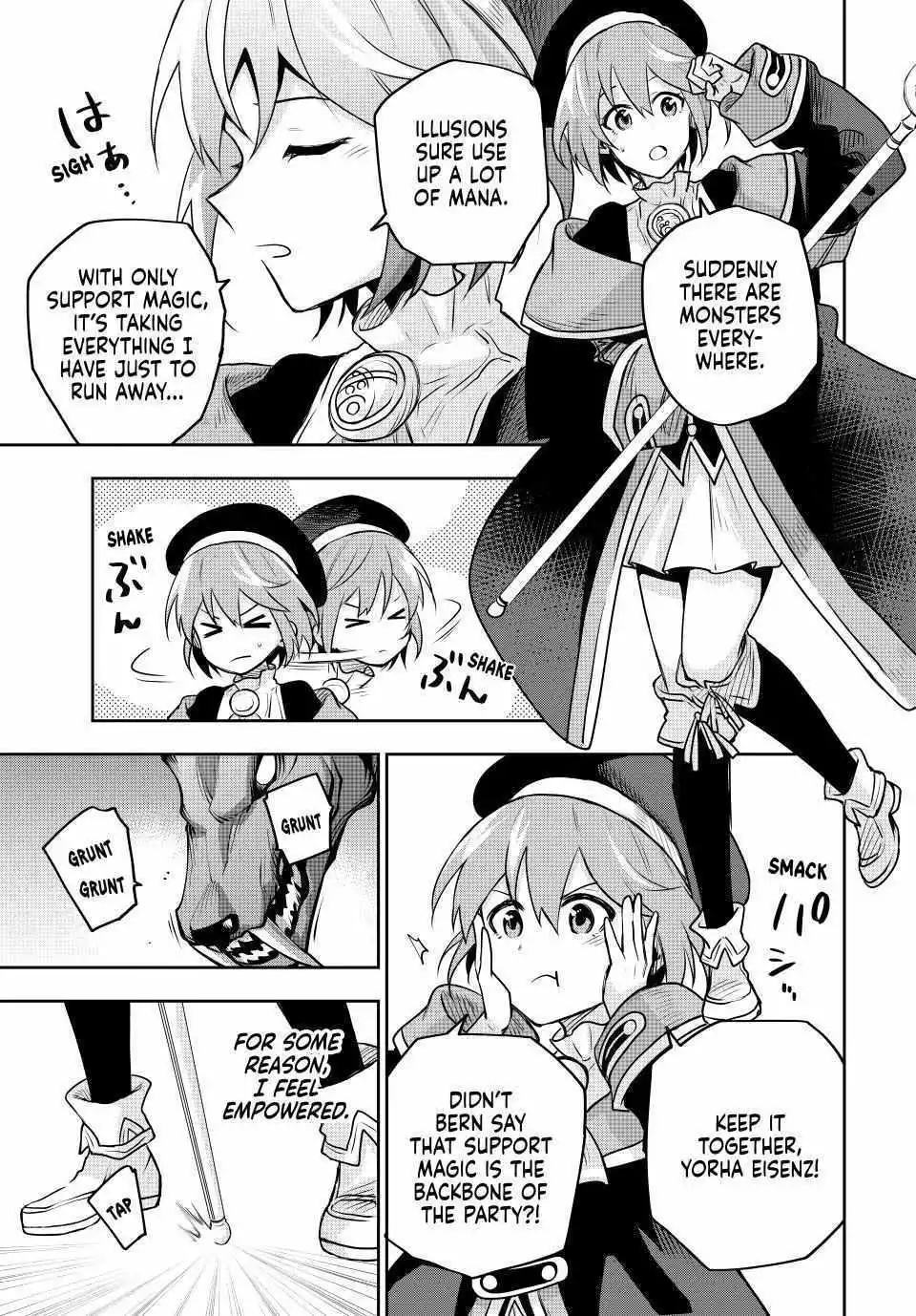 Mikata ga Yowasugite Hojo Mahou ni Tesshiteita Kyuutei Mahoushi, Tsuihou Sarete Saikyou wo Mezashimasu Chapter 124 page 10