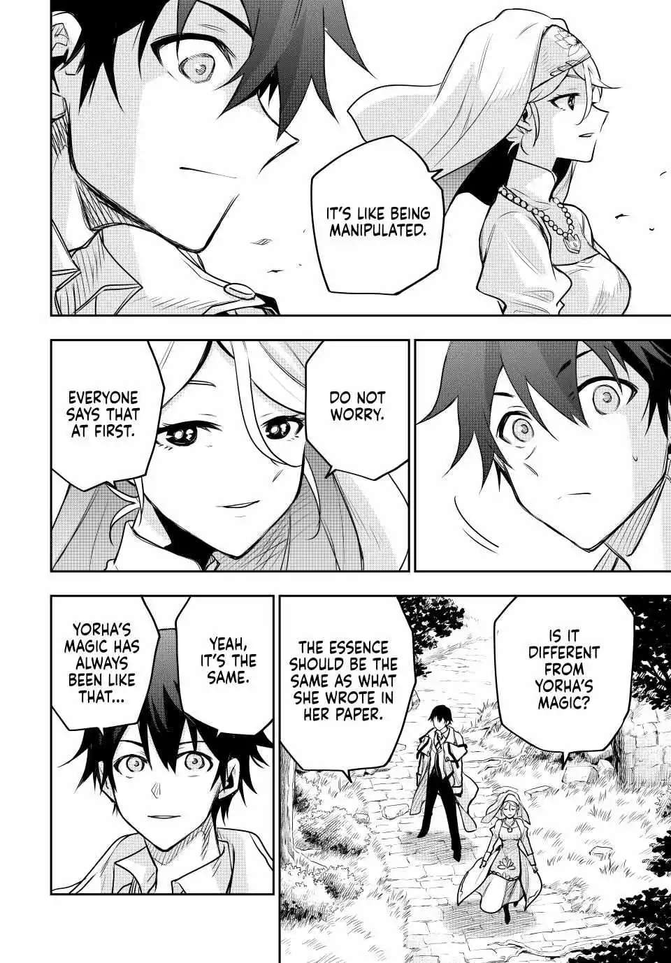 Mikata ga Yowasugite Hojo Mahou ni Tesshiteita Kyuutei Mahoushi, Tsuihou Sarete Saikyou wo Mezashimasu Chapter 125 page 4