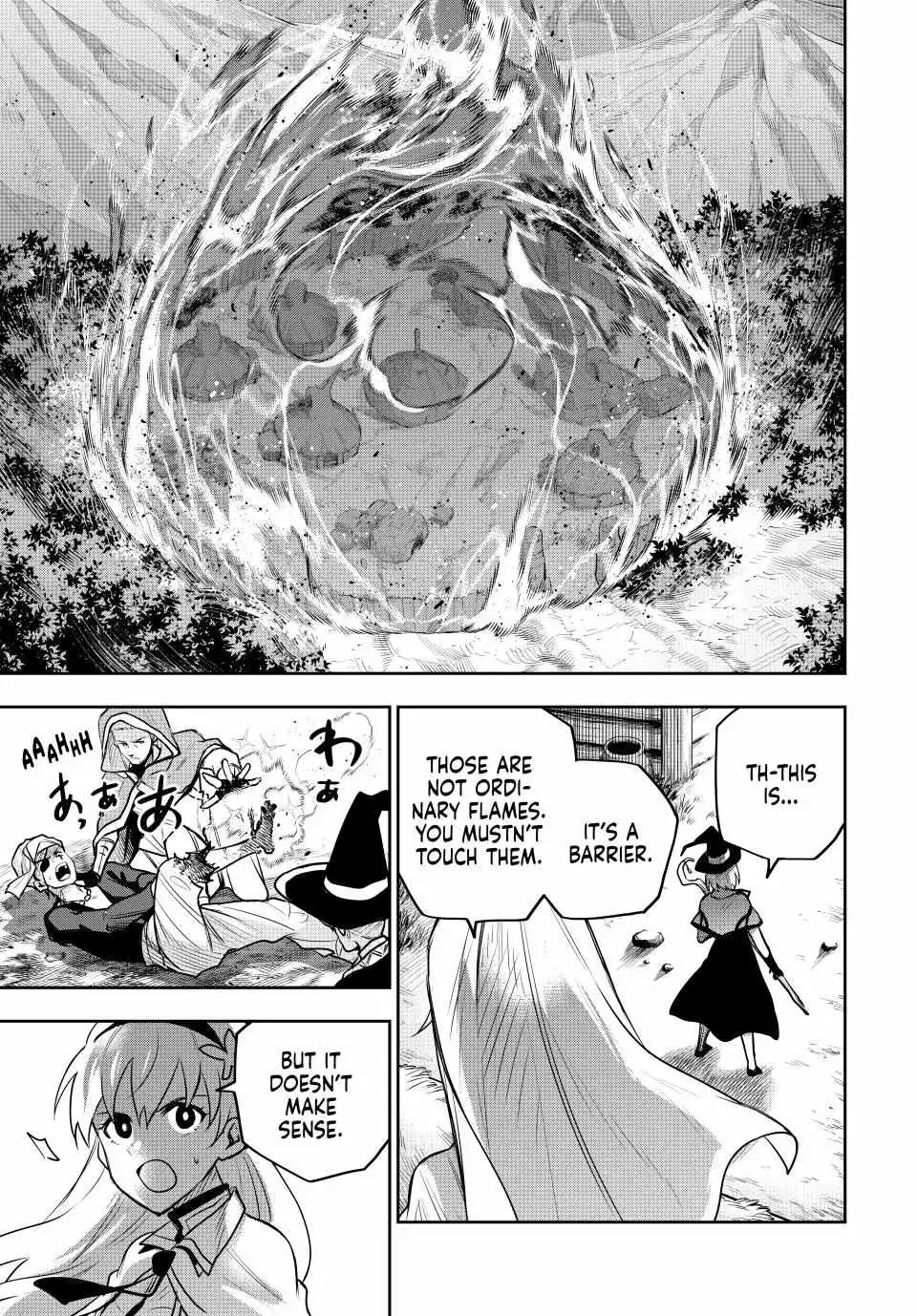 Mikata ga Yowasugite Hojo Mahou ni Tesshiteita Kyuutei Mahoushi, Tsuihou Sarete Saikyou wo Mezashimasu Chapter 128 page 9