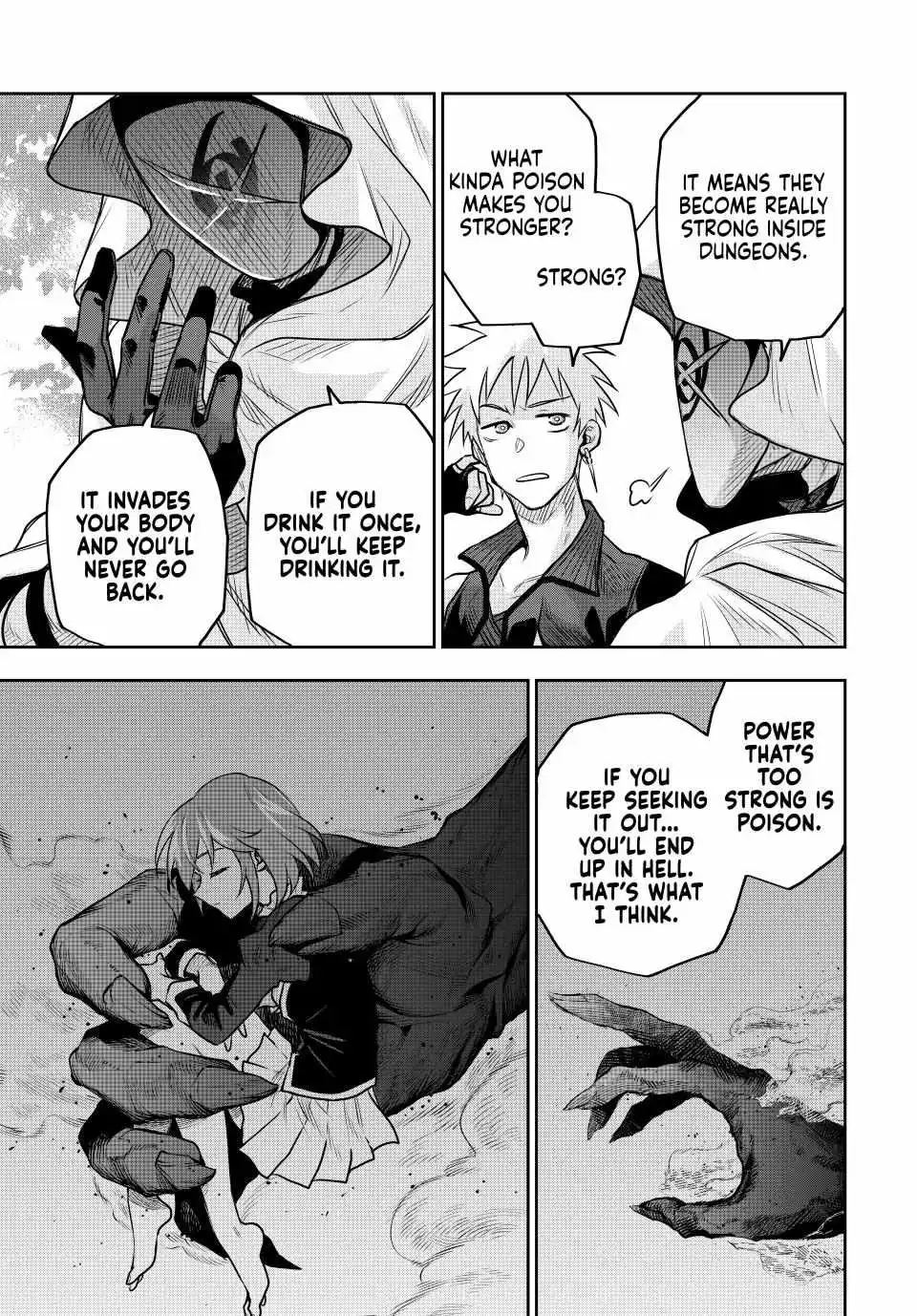 Mikata ga Yowasugite Hojo Mahou ni Tesshiteita Kyuutei Mahoushi, Tsuihou Sarete Saikyou wo Mezashimasu Chapter 128 page 19