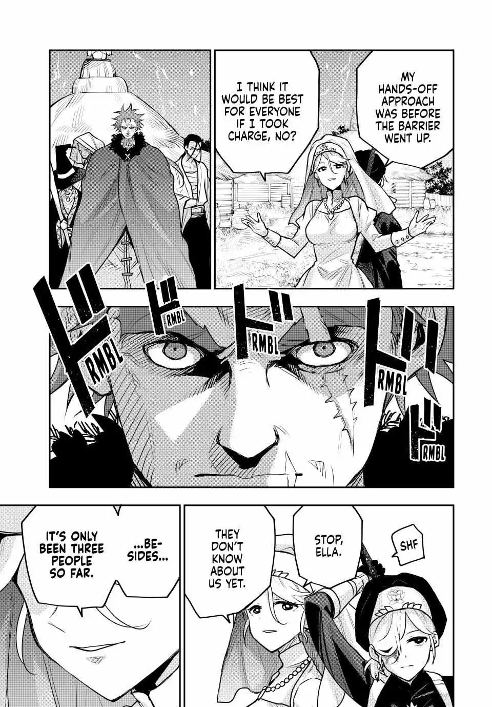 Mikata ga Yowasugite Hojo Mahou ni Tesshiteita Kyuutei Mahoushi, Tsuihou Sarete Saikyou wo Mezashimasu Chapter 129 page 4