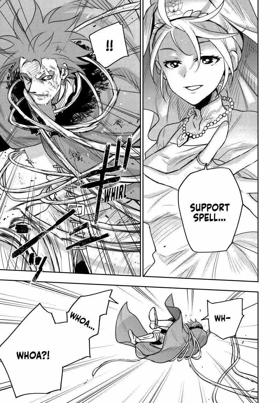 Mikata ga Yowasugite Hojo Mahou ni Tesshiteita Kyuutei Mahoushi, Tsuihou Sarete Saikyou wo Mezashimasu Chapter 131 page 18