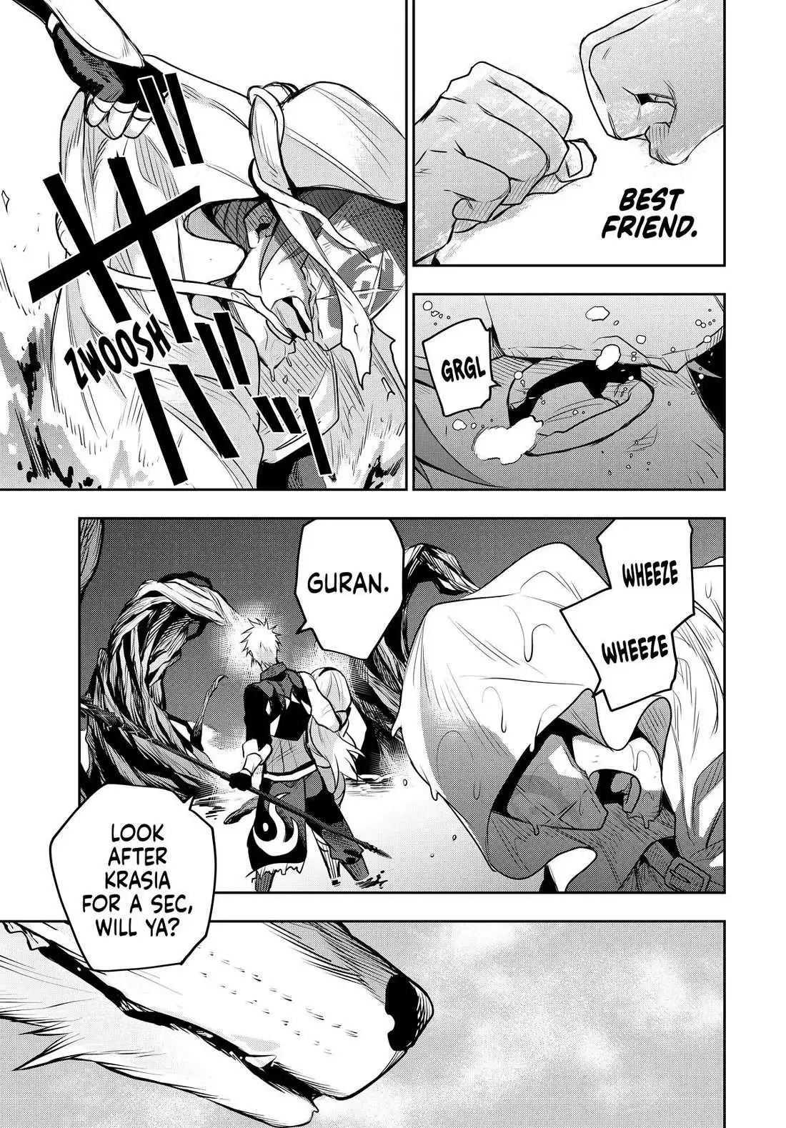 Mikata ga Yowasugite Hojo Mahou ni Tesshiteita Kyuutei Mahoushi, Tsuihou Sarete Saikyou wo Mezashimasu Chapter 133 page 17
