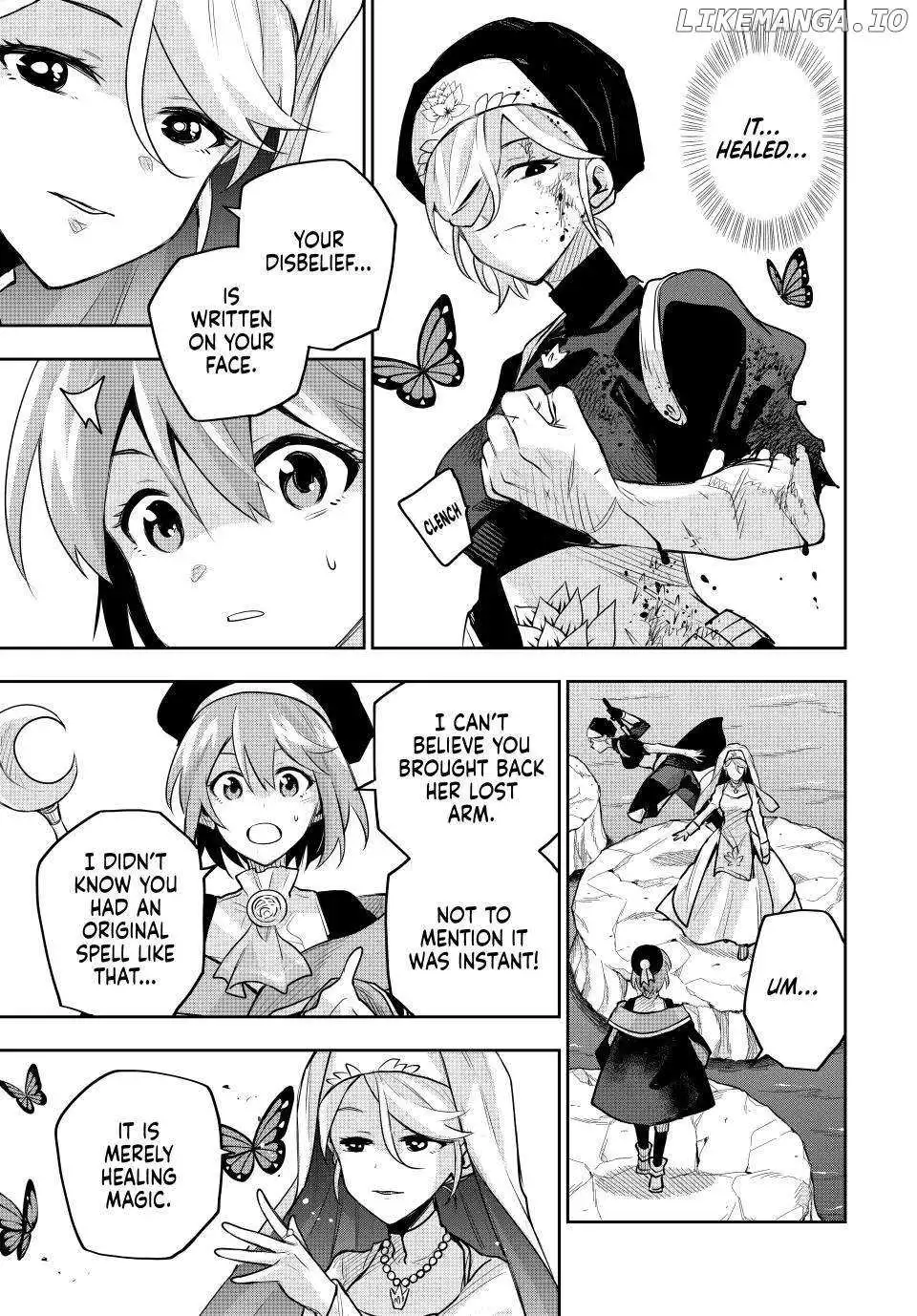 Mikata ga Yowasugite Hojo Mahou ni Tesshiteita Kyuutei Mahoushi, Tsuihou Sarete Saikyou wo Mezashimasu Chapter 139 page 7