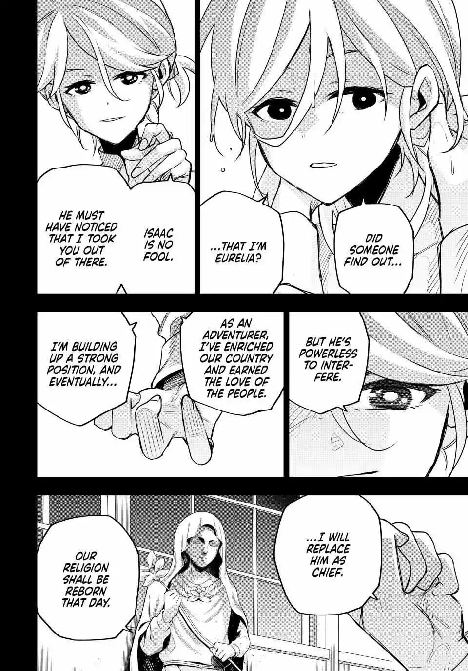 Mikata ga Yowasugite Hojo Mahou ni Tesshiteita Kyuutei Mahoushi, Tsuihou Sarete Saikyou wo Mezashimasu Chapter 141 page 7