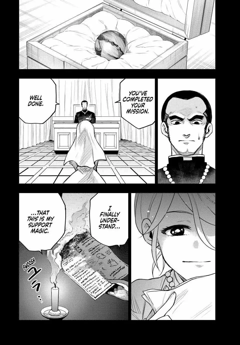 Mikata ga Yowasugite Hojo Mahou ni Tesshiteita Kyuutei Mahoushi, Tsuihou Sarete Saikyou wo Mezashimasu Chapter 141 page 19