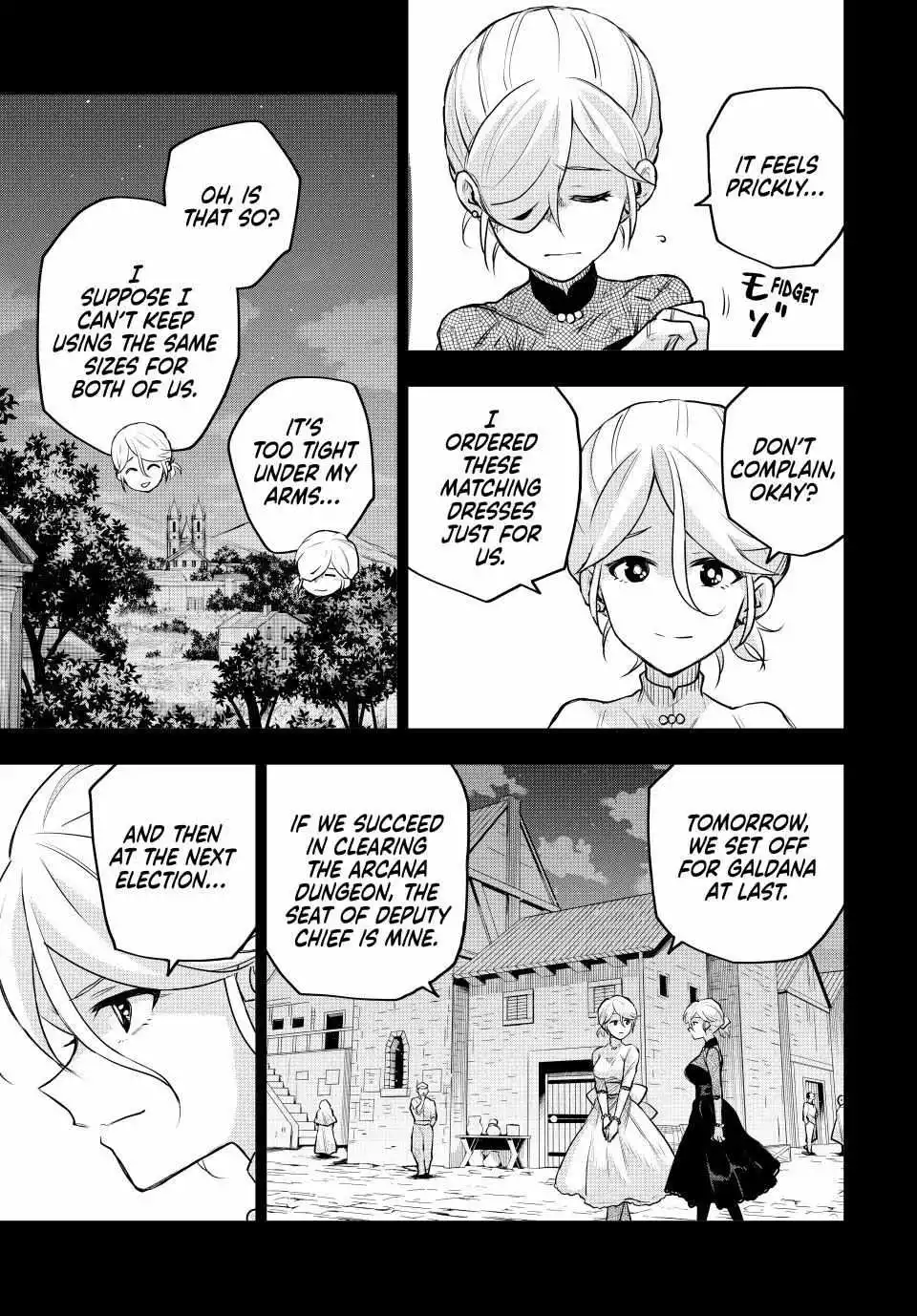 Mikata ga Yowasugite Hojo Mahou ni Tesshiteita Kyuutei Mahoushi, Tsuihou Sarete Saikyou wo Mezashimasu Chapter 142 page 4