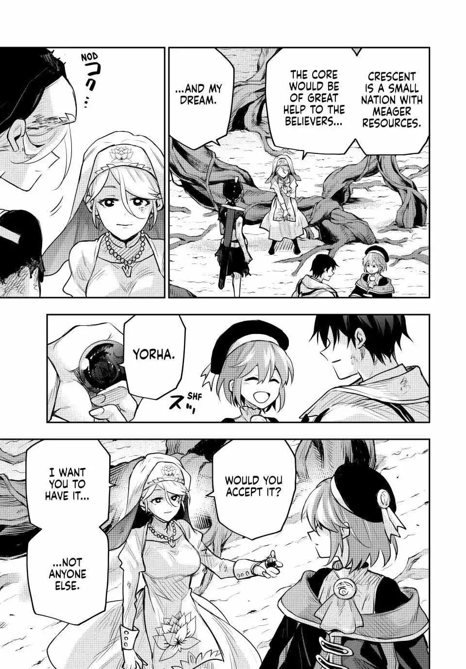 Mikata ga Yowasugite Hojo Mahou ni Tesshiteita Kyuutei Mahoushi, Tsuihou Sarete Saikyou wo Mezashimasu Chapter 144 page 7