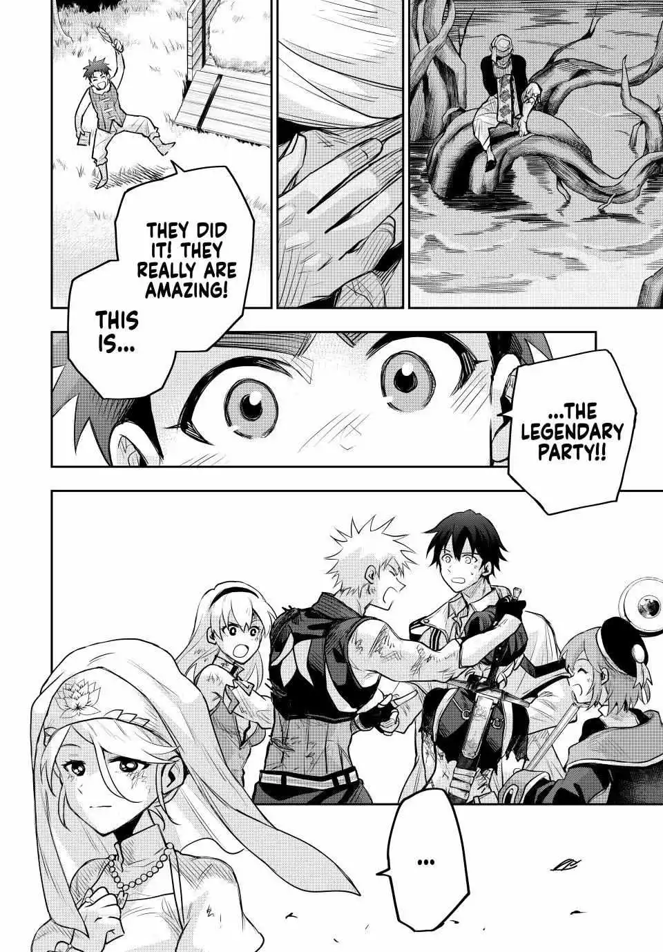 Mikata ga Yowasugite Hojo Mahou ni Tesshiteita Kyuutei Mahoushi, Tsuihou Sarete Saikyou wo Mezashimasu Chapter 144 page 14