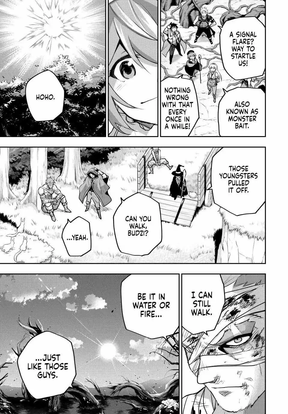 Mikata ga Yowasugite Hojo Mahou ni Tesshiteita Kyuutei Mahoushi, Tsuihou Sarete Saikyou wo Mezashimasu Chapter 144 page 13