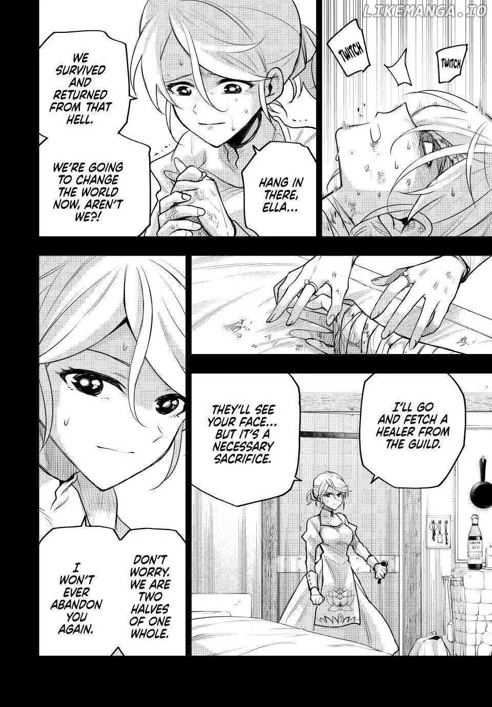 Mikata ga Yowasugite Hojo Mahou ni Tesshiteita Kyuutei Mahoushi, Tsuihou Sarete Saikyou wo Mezashimasu Chapter 145 page 5