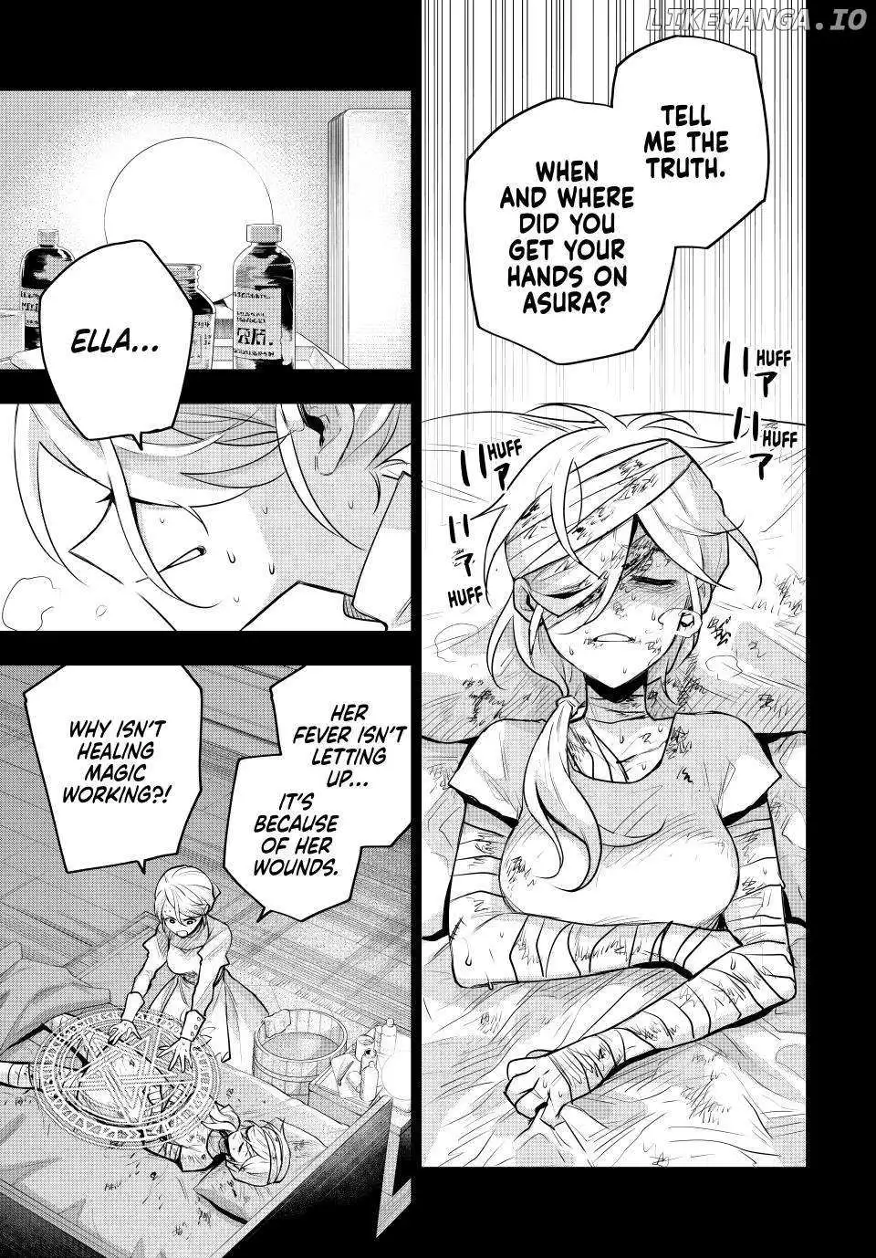 Mikata ga Yowasugite Hojo Mahou ni Tesshiteita Kyuutei Mahoushi, Tsuihou Sarete Saikyou wo Mezashimasu Chapter 145 page 4