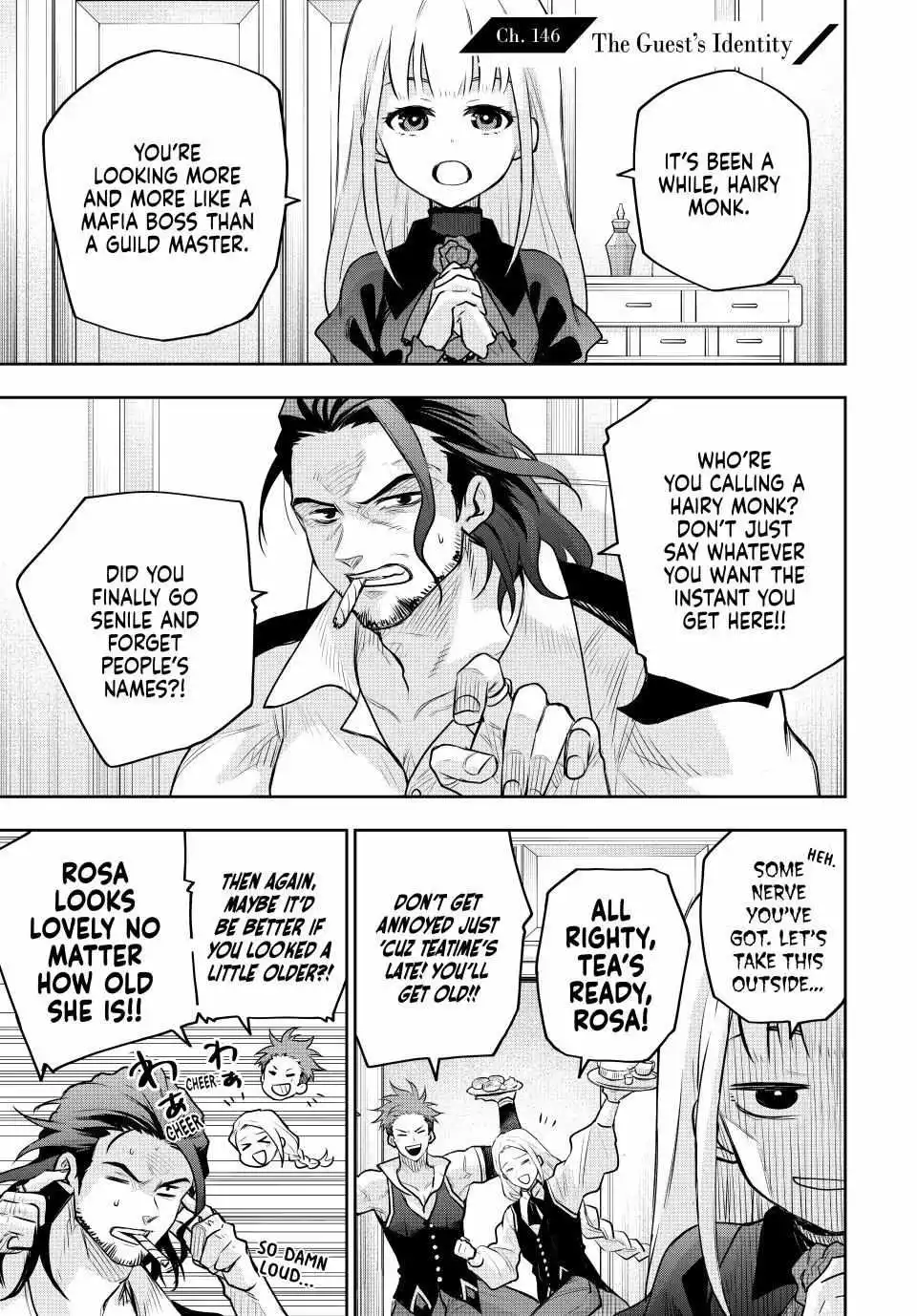 Mikata ga Yowasugite Hojo Mahou ni Tesshiteita Kyuutei Mahoushi, Tsuihou Sarete Saikyou wo Mezashimasu Chapter 146 page 1