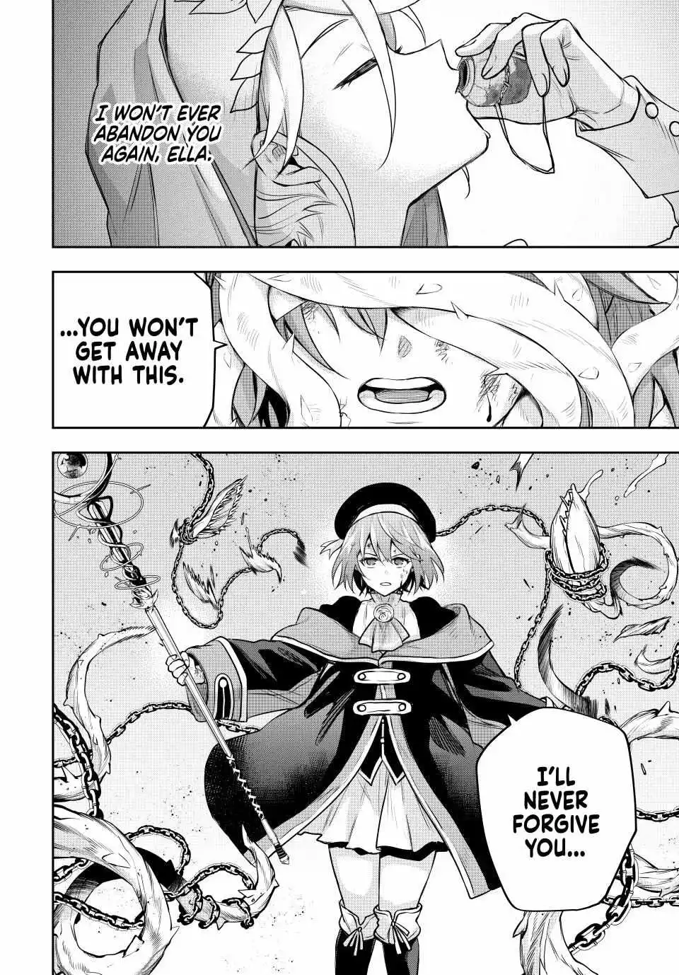 Mikata ga Yowasugite Hojo Mahou ni Tesshiteita Kyuutei Mahoushi, Tsuihou Sarete Saikyou wo Mezashimasu Chapter 147 page 18