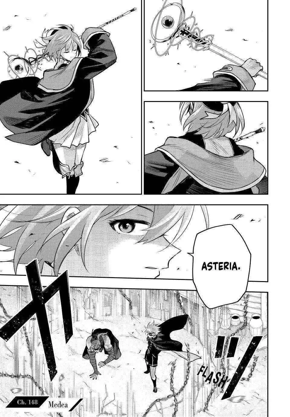 Mikata ga Yowasugite Hojo Mahou ni Tesshiteita Kyuutei Mahoushi, Tsuihou Sarete Saikyou wo Mezashimasu Chapter 148 page 1
