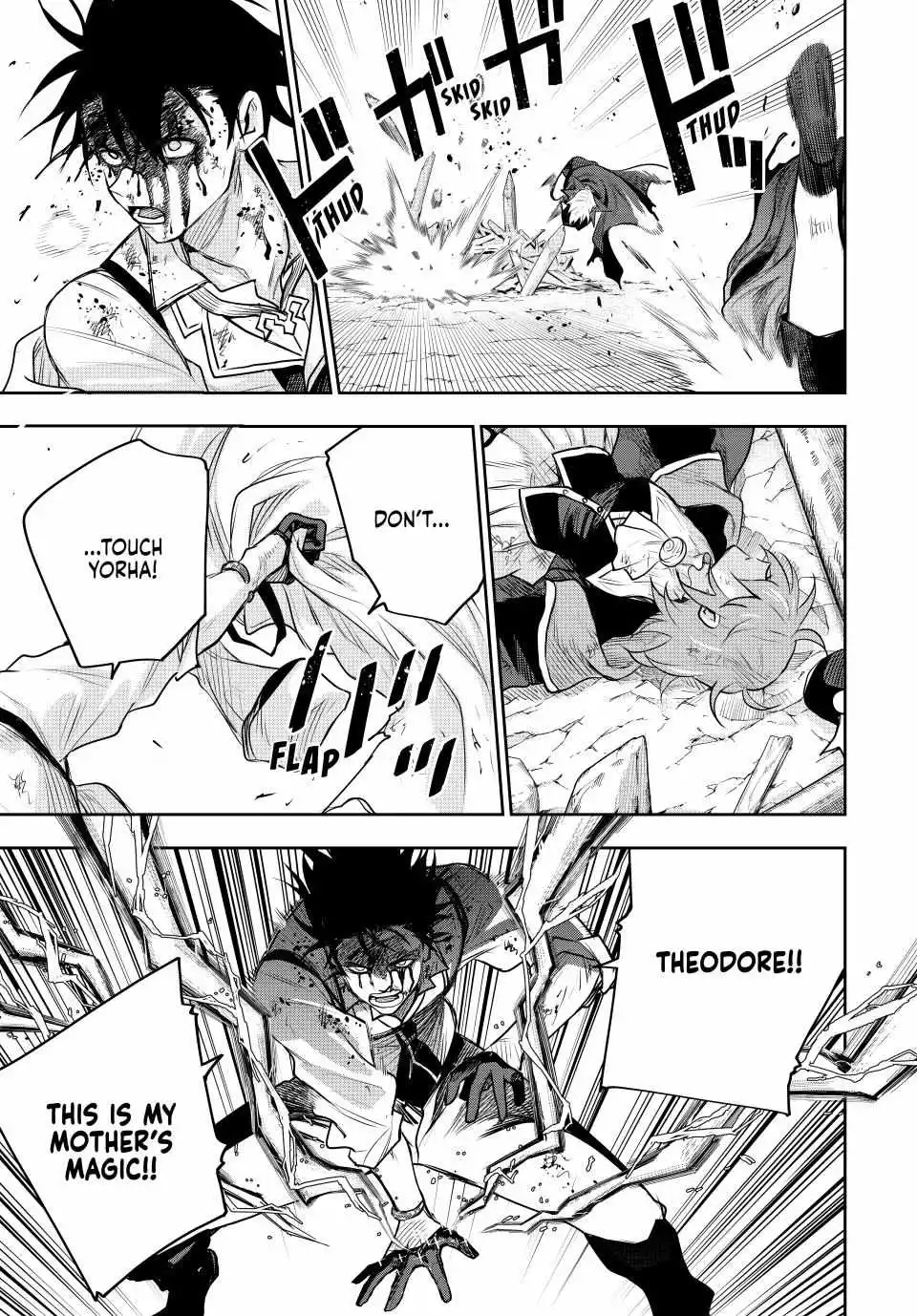 Mikata ga Yowasugite Hojo Mahou ni Tesshiteita Kyuutei Mahoushi, Tsuihou Sarete Saikyou wo Mezashimasu Chapter 150 page 7