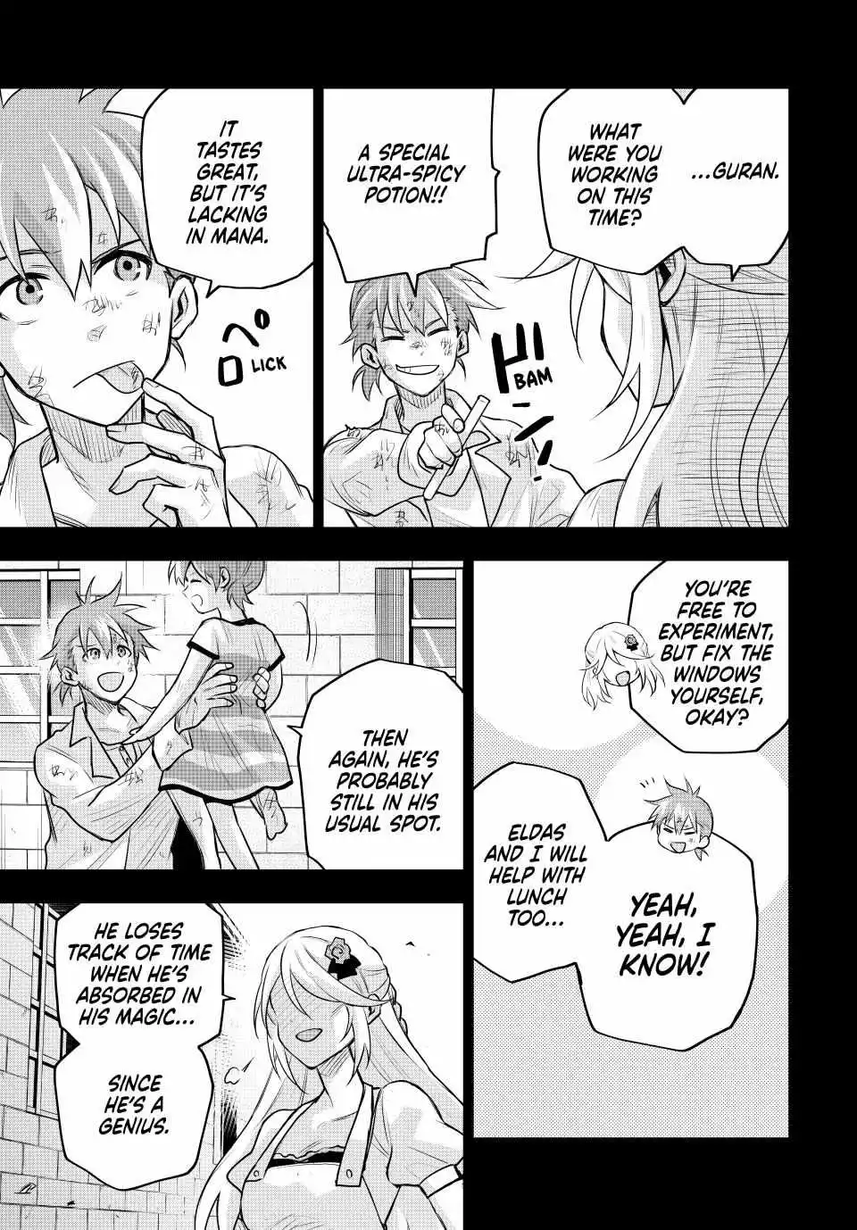 Mikata ga Yowasugite Hojo Mahou ni Tesshiteita Kyuutei Mahoushi, Tsuihou Sarete Saikyou wo Mezashimasu Chapter 154 page 3