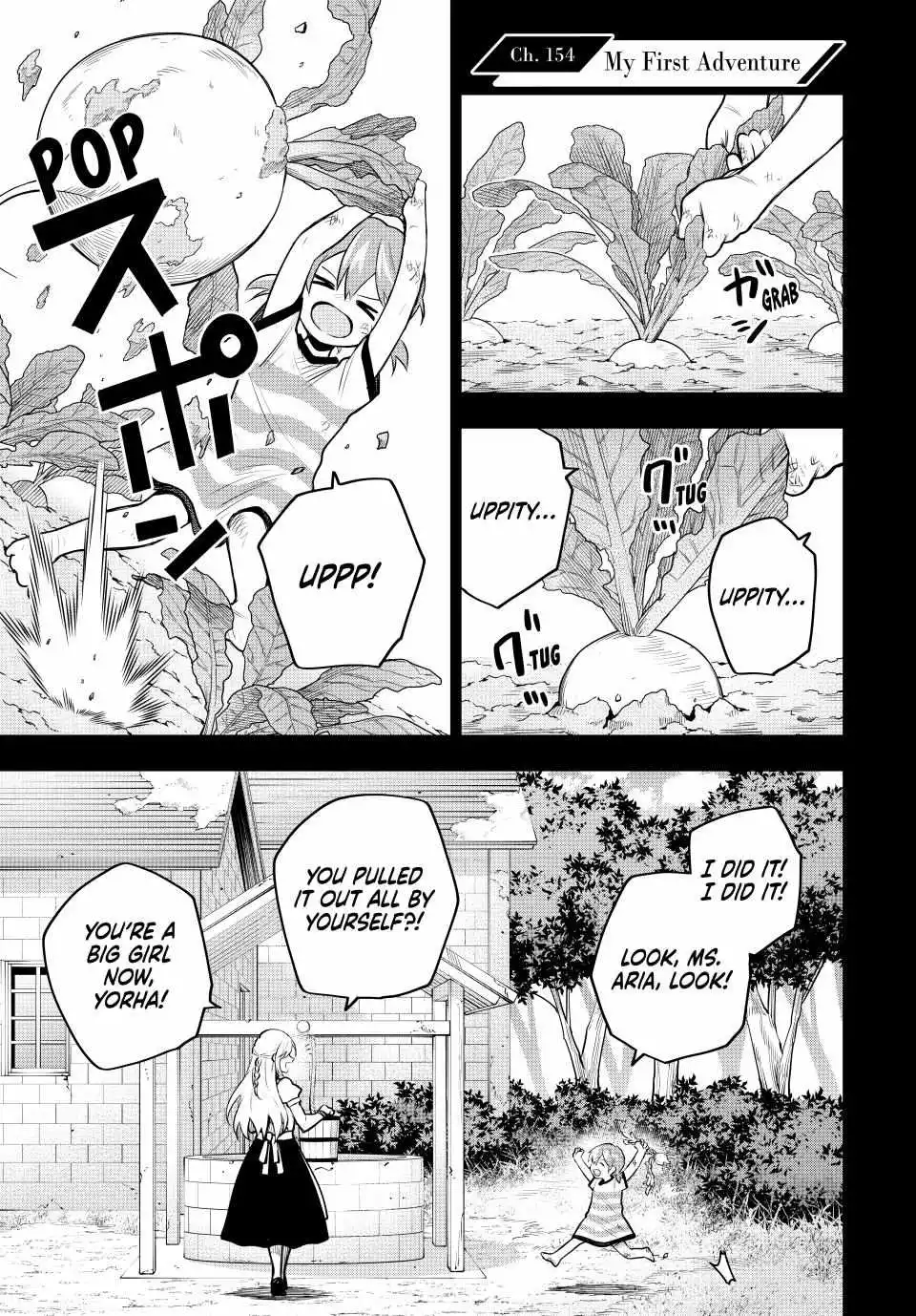 Mikata ga Yowasugite Hojo Mahou ni Tesshiteita Kyuutei Mahoushi, Tsuihou Sarete Saikyou wo Mezashimasu Chapter 154 page 1