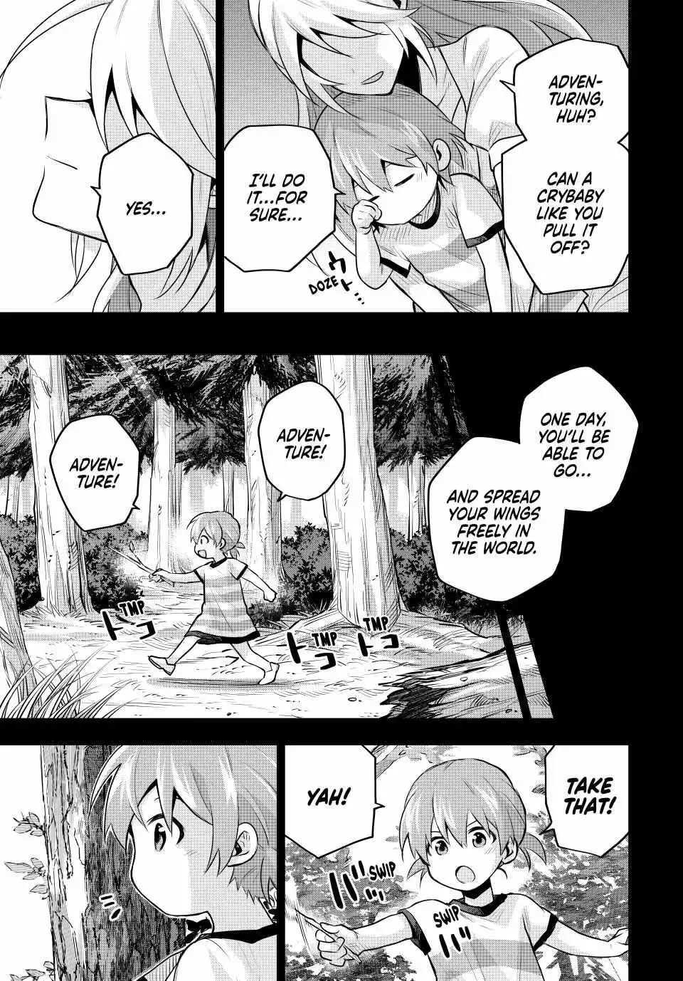 Mikata ga Yowasugite Hojo Mahou ni Tesshiteita Kyuutei Mahoushi, Tsuihou Sarete Saikyou wo Mezashimasu Chapter 154 page 9