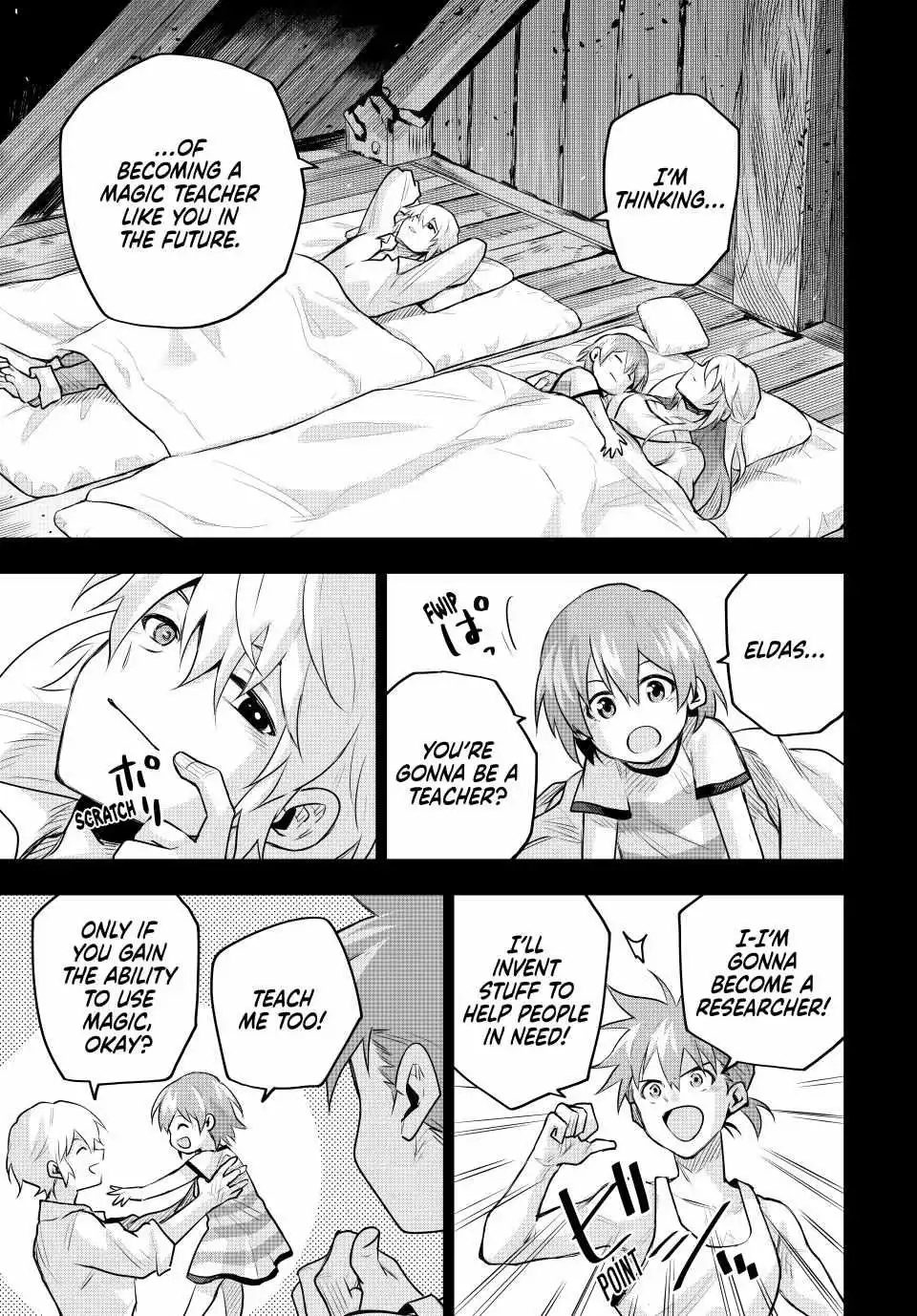 Mikata ga Yowasugite Hojo Mahou ni Tesshiteita Kyuutei Mahoushi, Tsuihou Sarete Saikyou wo Mezashimasu Chapter 154 page 7
