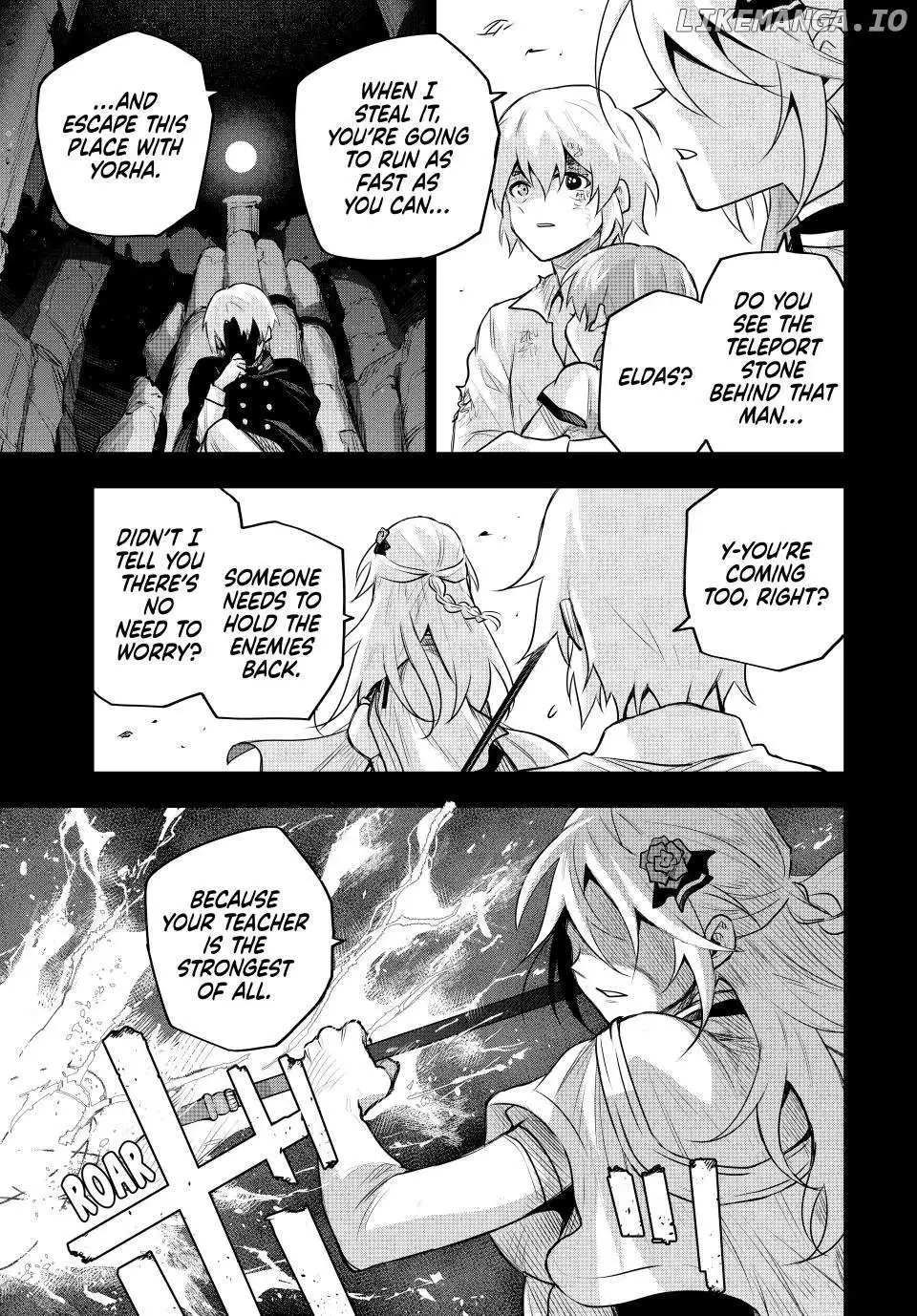 Mikata ga Yowasugite Hojo Mahou ni Tesshiteita Kyuutei Mahoushi, Tsuihou Sarete Saikyou wo Mezashimasu Chapter 156 page 7